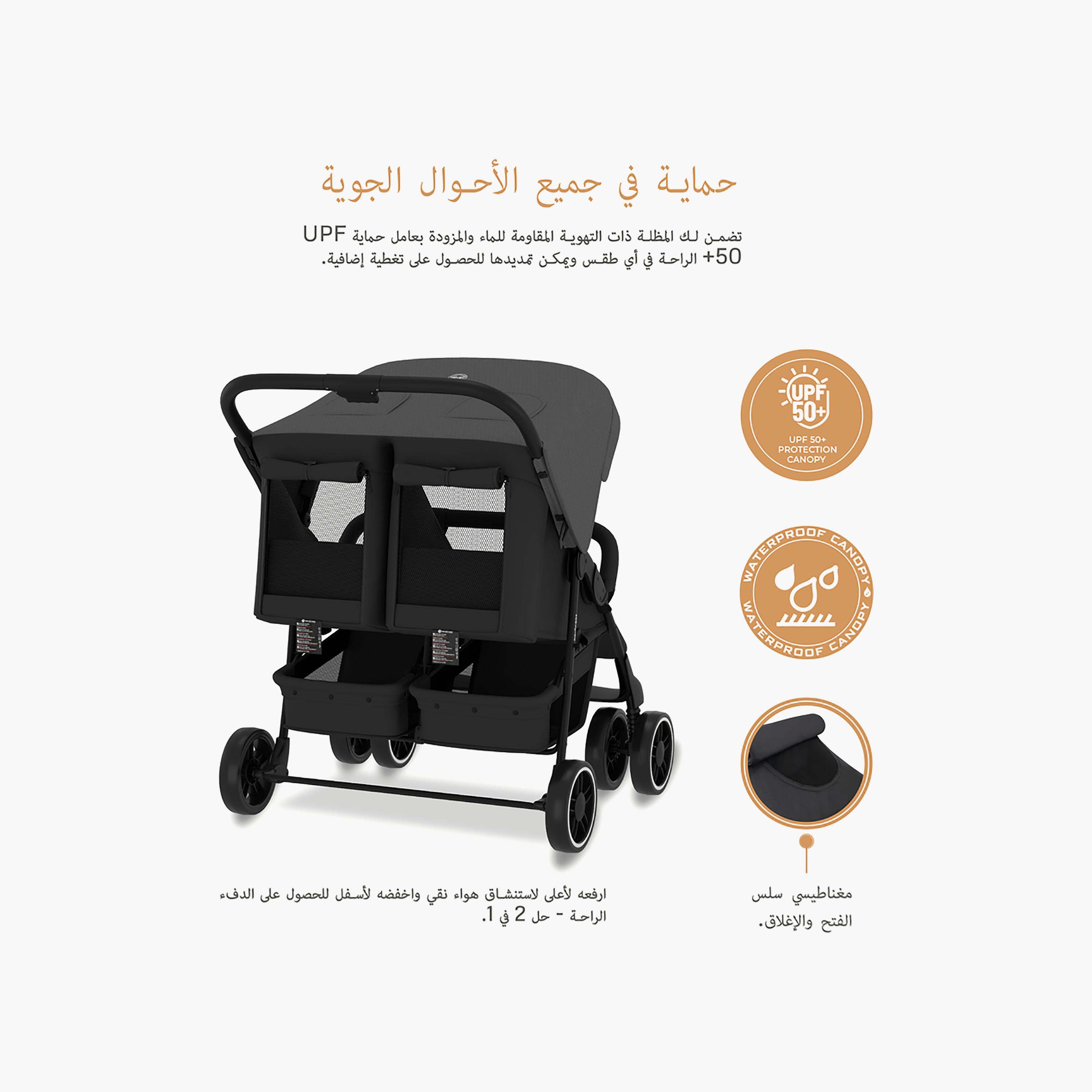 Neobreez DUADX Lighweight Double Stroller-baby-gear-strollersandprams-strollers-image-2