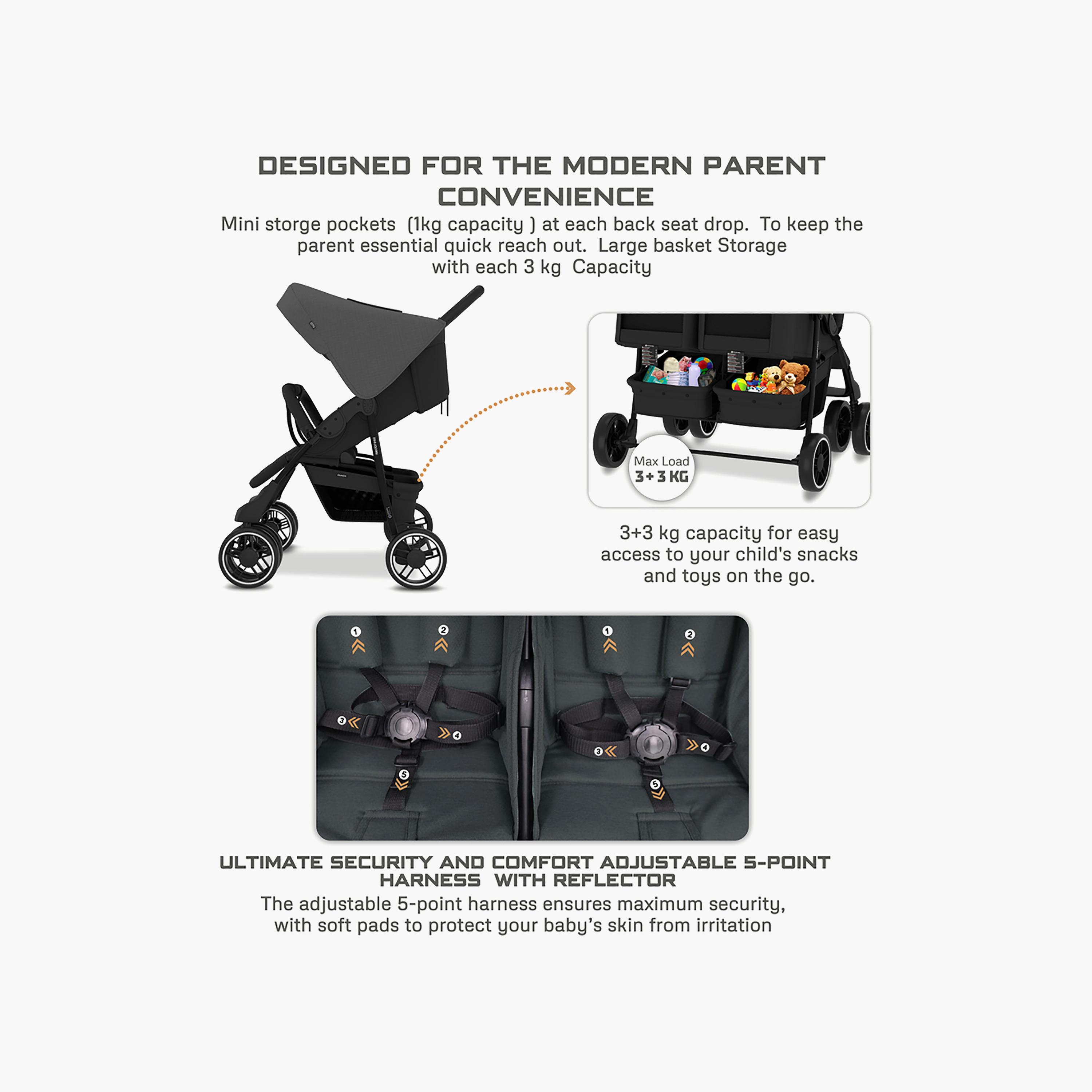 Neobreez DUADX Lighweight Double Stroller-baby-gear-strollersandprams-strollers-image-21