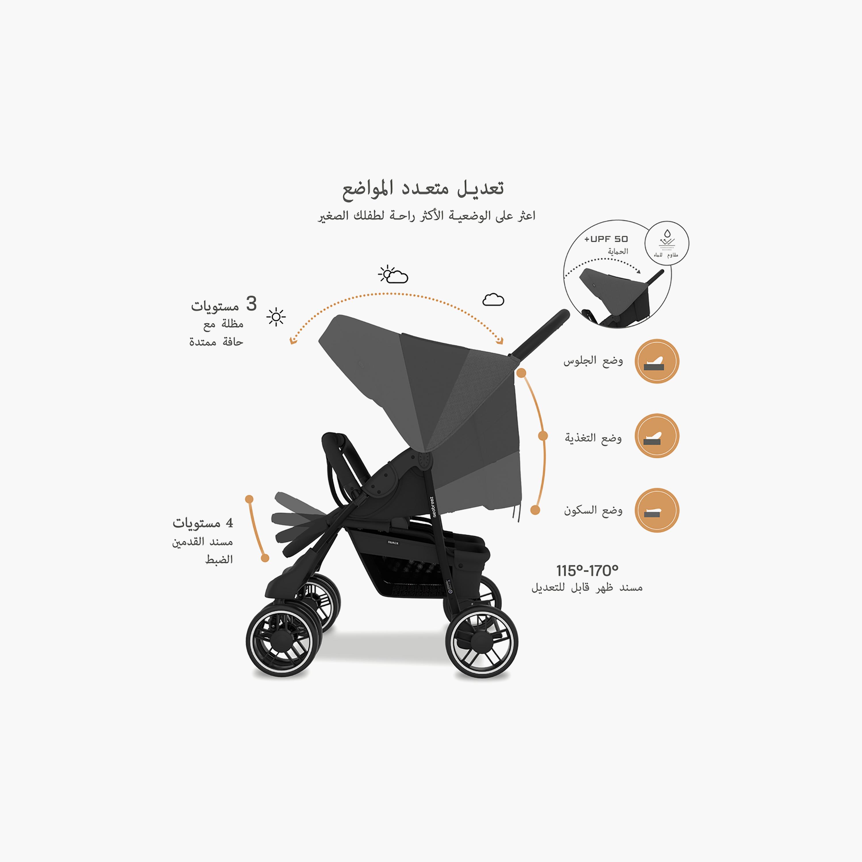 Neobreez DUADX Lighweight Double Stroller-baby-gear-strollersandprams-strollers-image-23