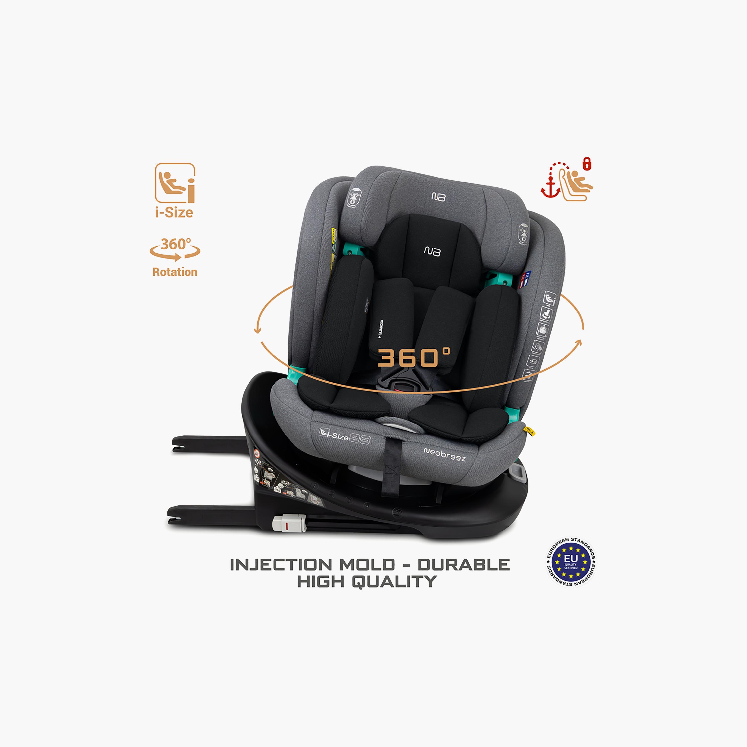 Neobreez i-GUARDIA 360° ISOFIX I-Size Recline & Adjustable Baby Car Seat-baby-gear-carseats-image-11