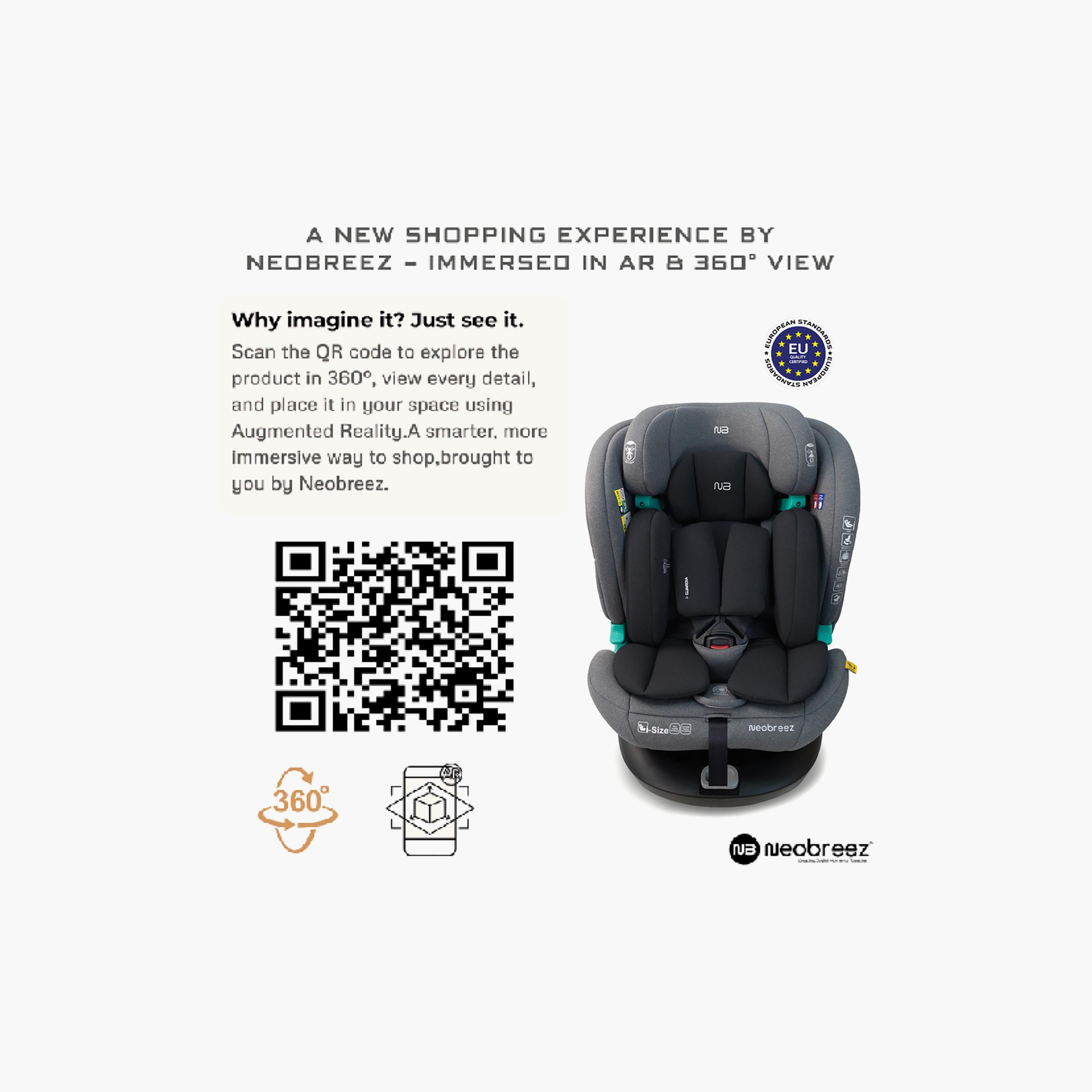 Neobreez i-GUARDIA 360° ISOFIX I-Size Recline & Adjustable Baby Car Seat-baby-gear-carseats-image-16