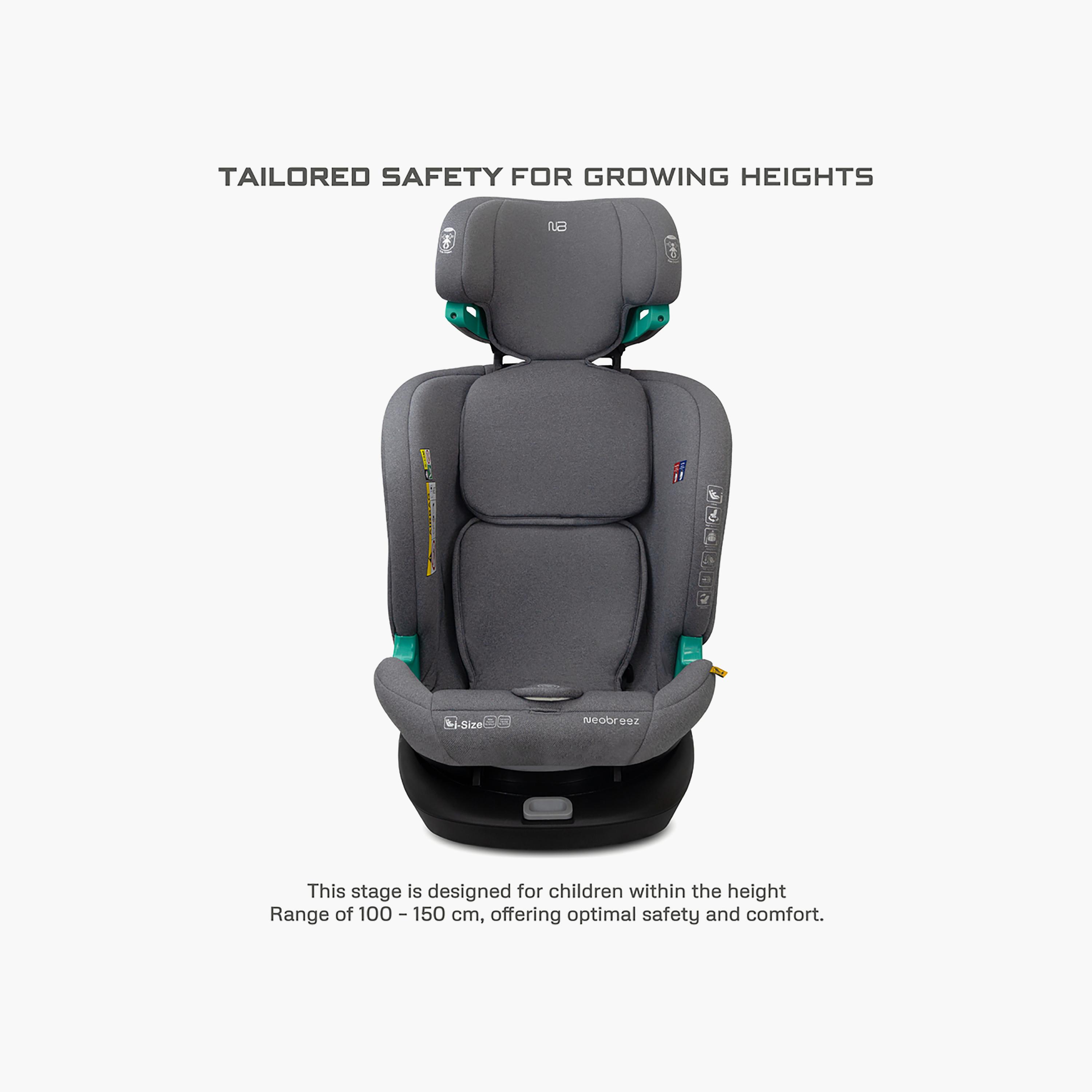 Neobreez i-GUARDIA 360° ISOFIX I-Size Recline & Adjustable Baby Car Seat-baby-gear-carseats-image-18