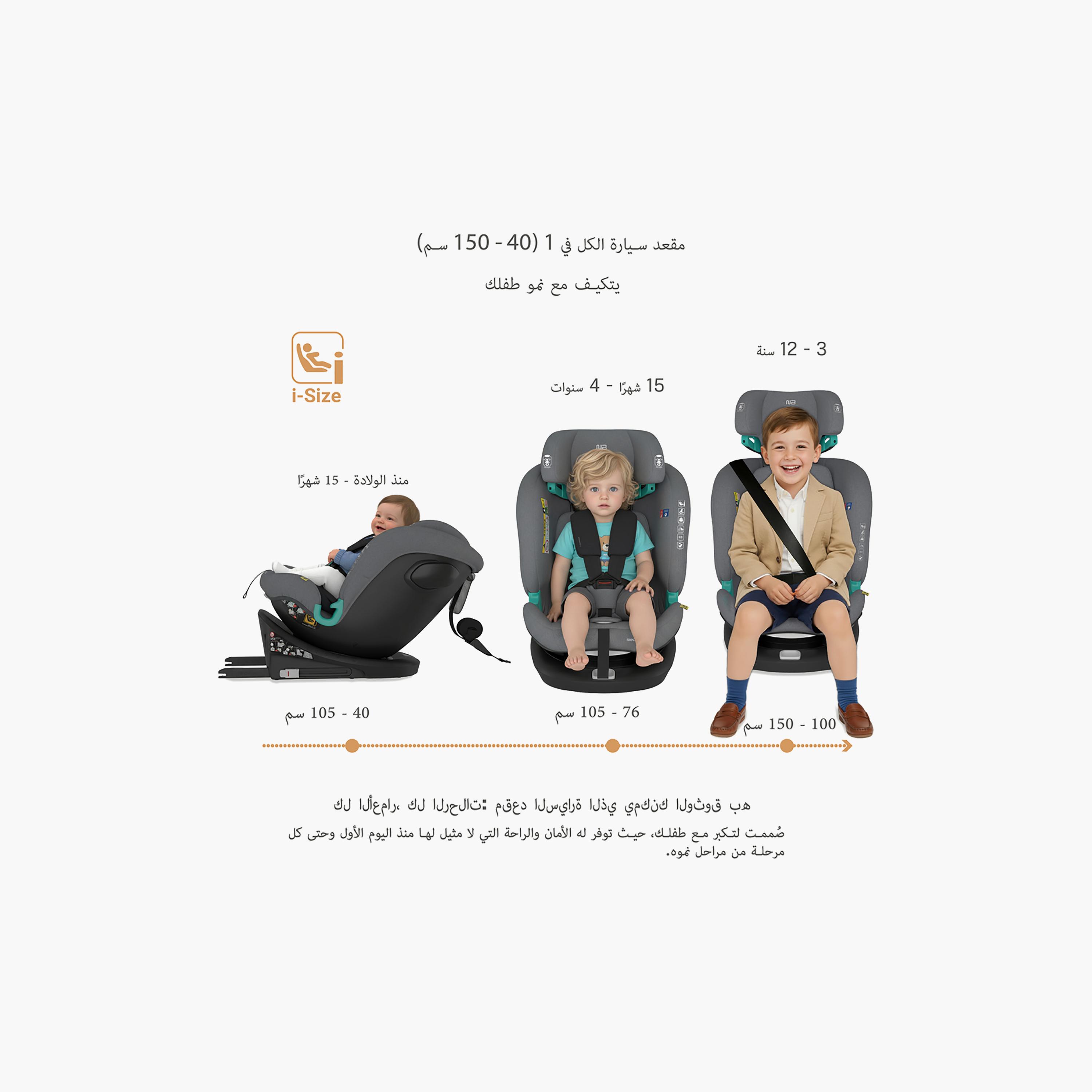 Neobreez i-GUARDIA 360° ISOFIX I-Size Recline & Adjustable Baby Car Seat-baby-gear-carseats-image-23