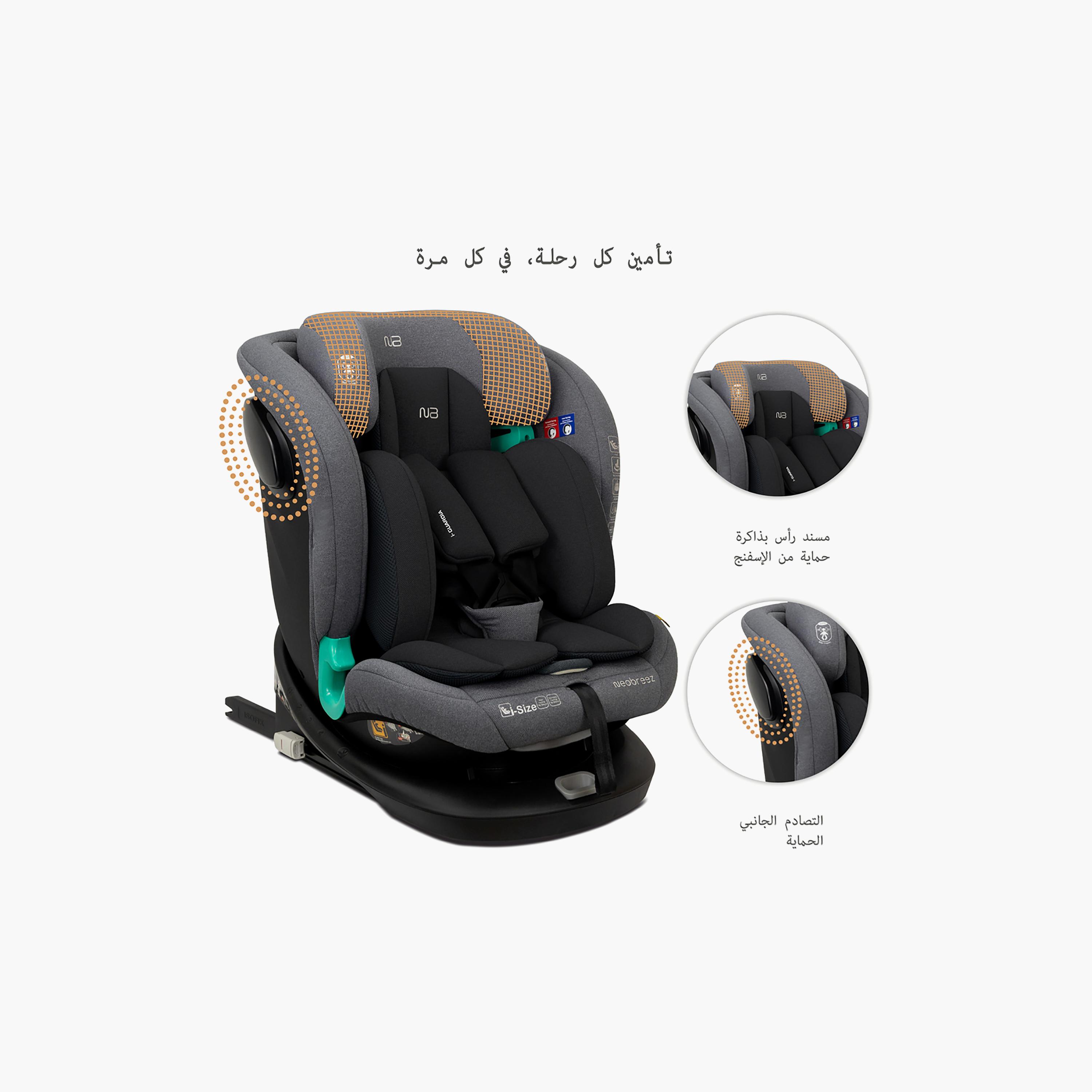 Neobreez i-GUARDIA 360° ISOFIX I-Size Recline & Adjustable Baby Car Seat-baby-gear-carseats-image-4