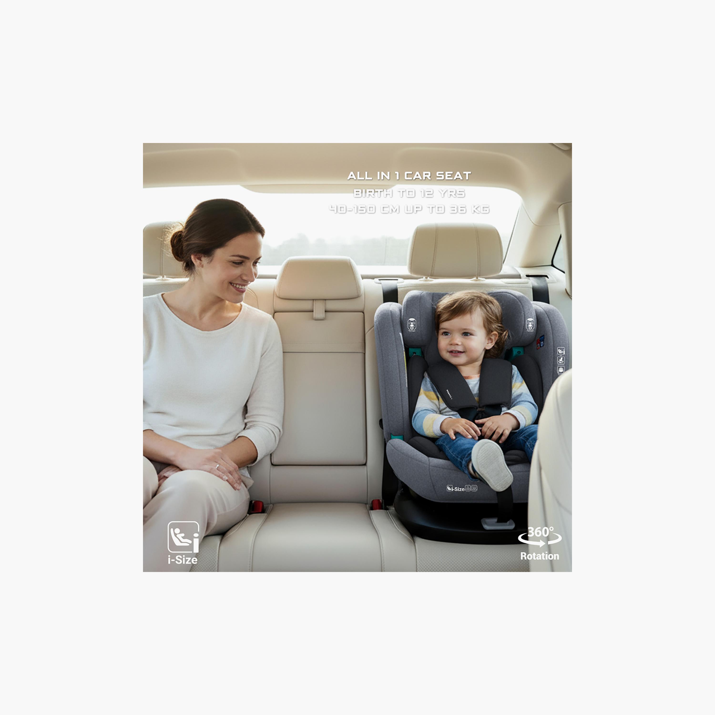 Neobreez i-GUARDIA 360° ISOFIX I-Size Recline & Adjustable Baby Car Seat-baby-gear-carseats-image-7