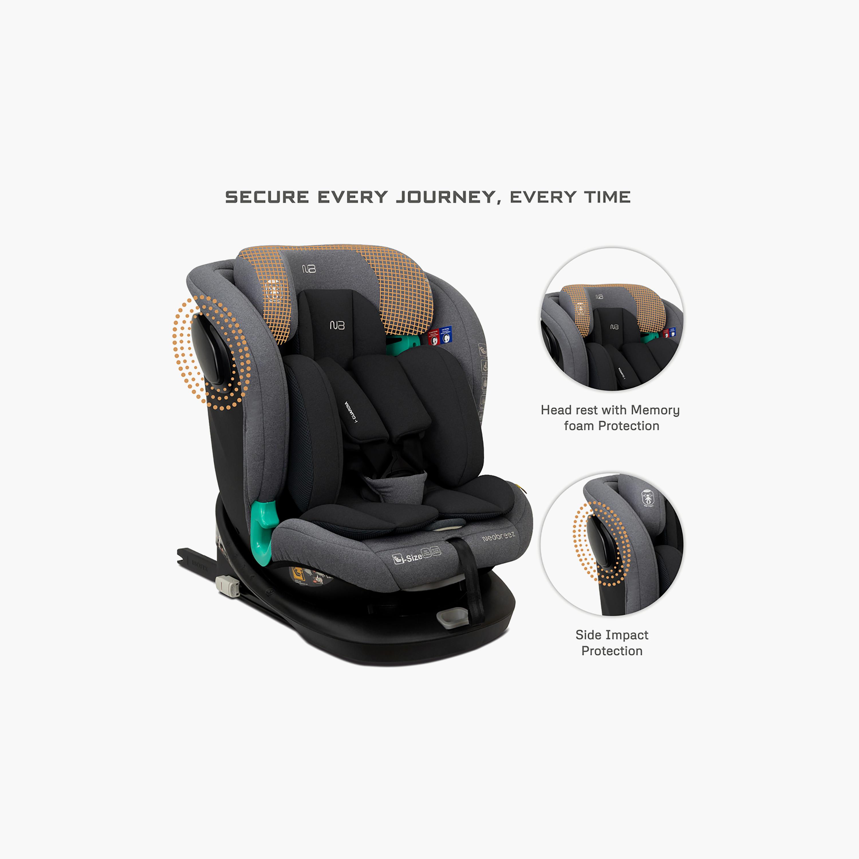 Neobreez i-GUARDIA 360° ISOFIX I-Size Recline & Adjustable Baby Car Seat-baby-gear-carseats-image-9