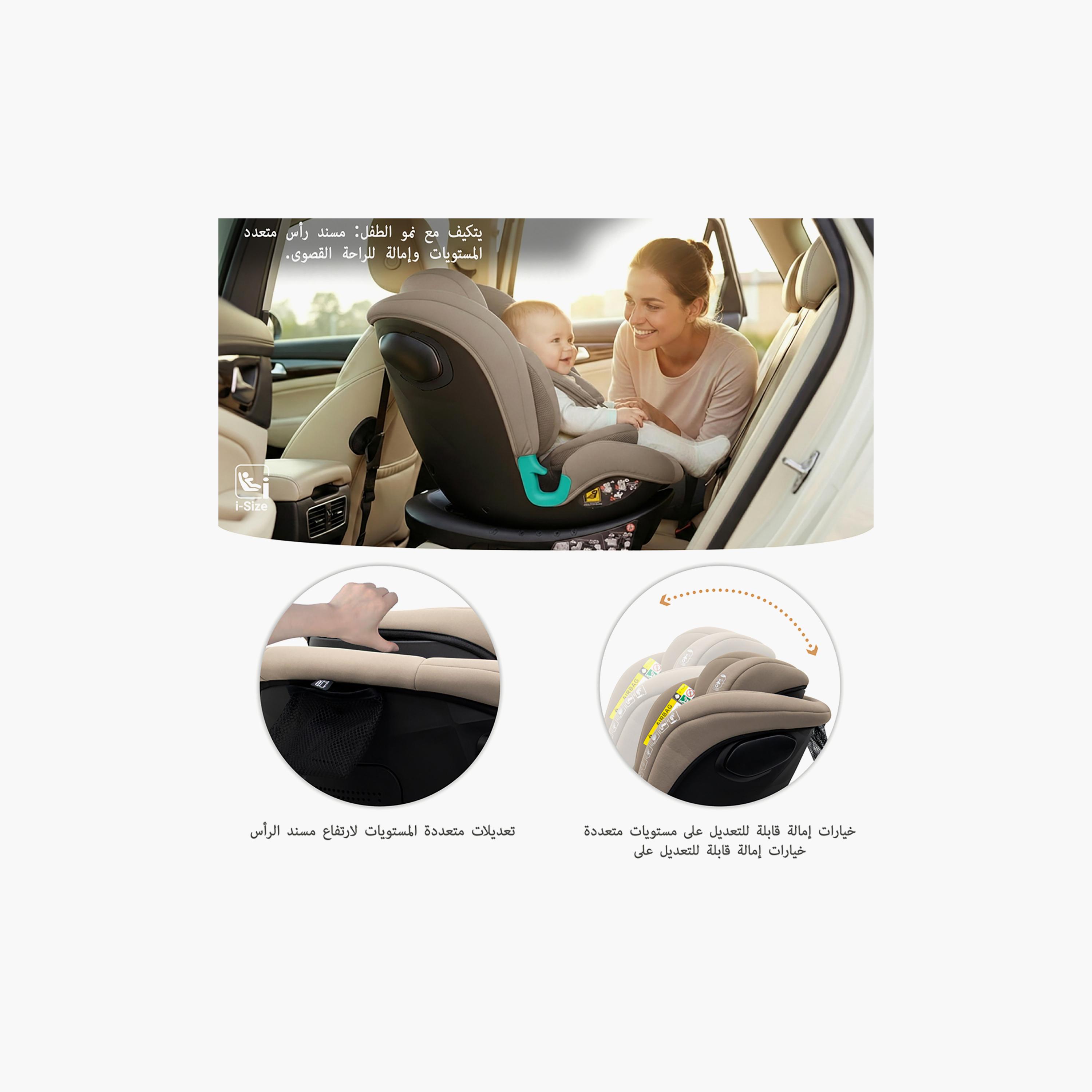 Neobreez i-GUARDIA 360° ISOFIX I-Size Recline & Adjustable Baby Car Seat-baby-gear-carseats-image-8