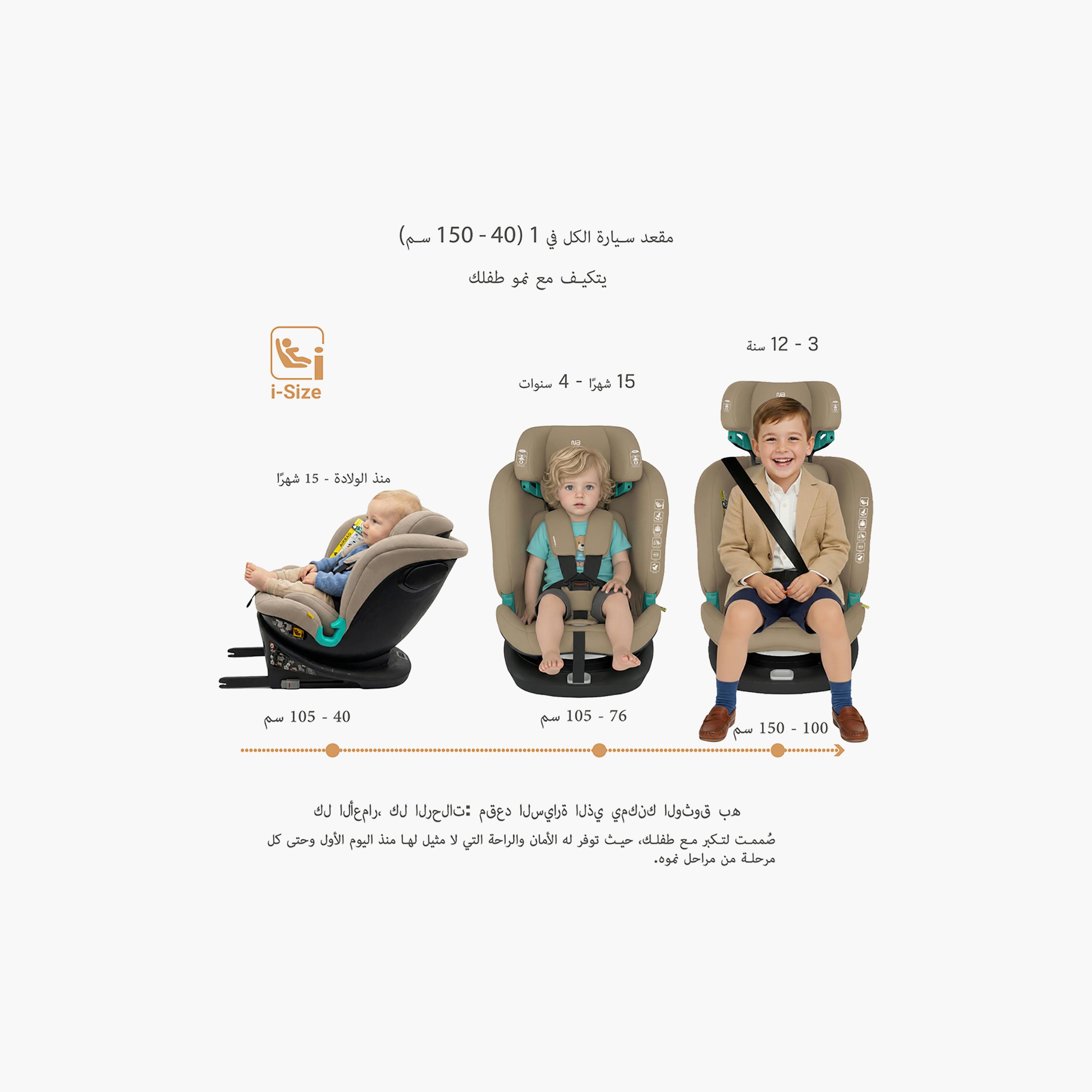 Neobreez i-GUARDIA 360° ISOFIX I-Size Recline & Adjustable Baby Car Seat-baby-gear-carseats-image-11