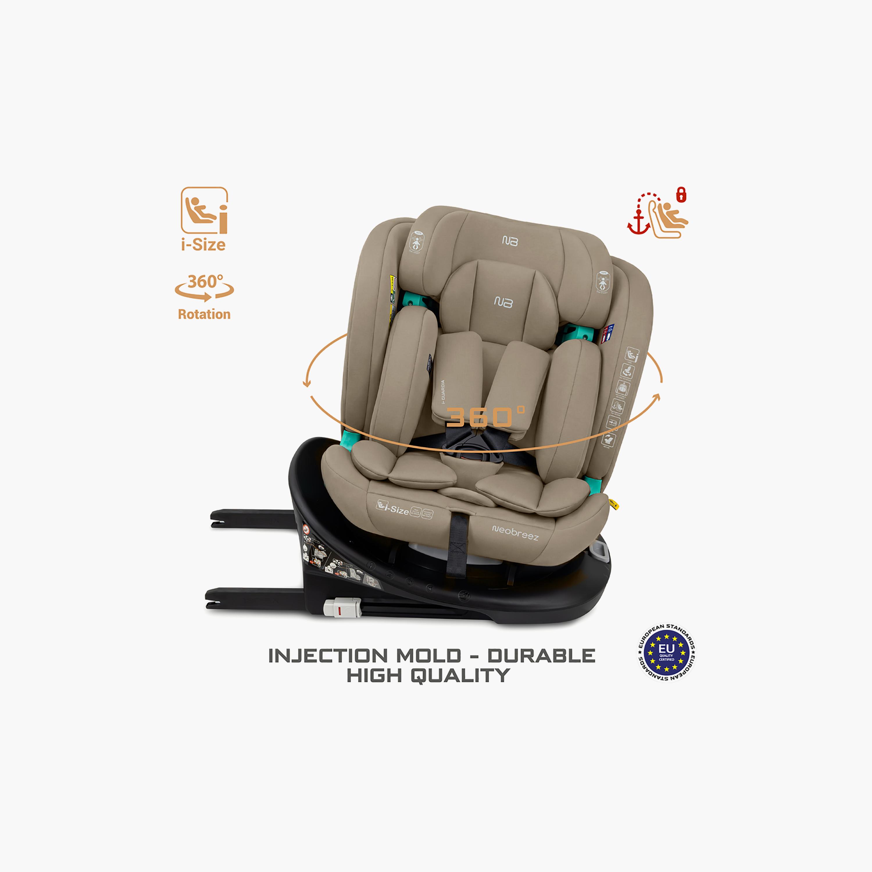 Neobreez i-GUARDIA 360° ISOFIX I-Size Recline & Adjustable Baby Car Seat-baby-gear-carseats-image-12
