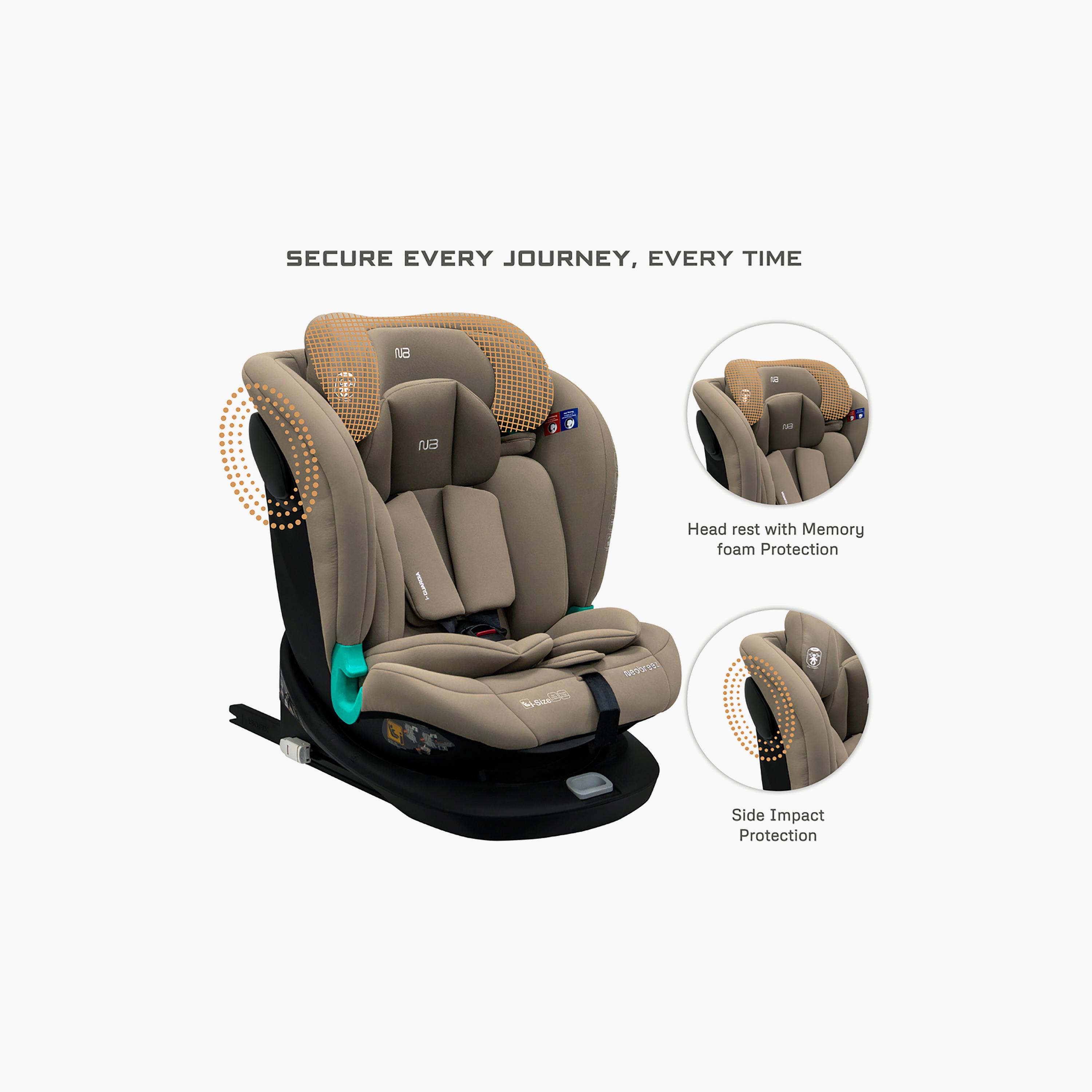 Neobreez i-GUARDIA 360° ISOFIX I-Size Recline & Adjustable Baby Car Seat-baby-gear-carseats-image-21