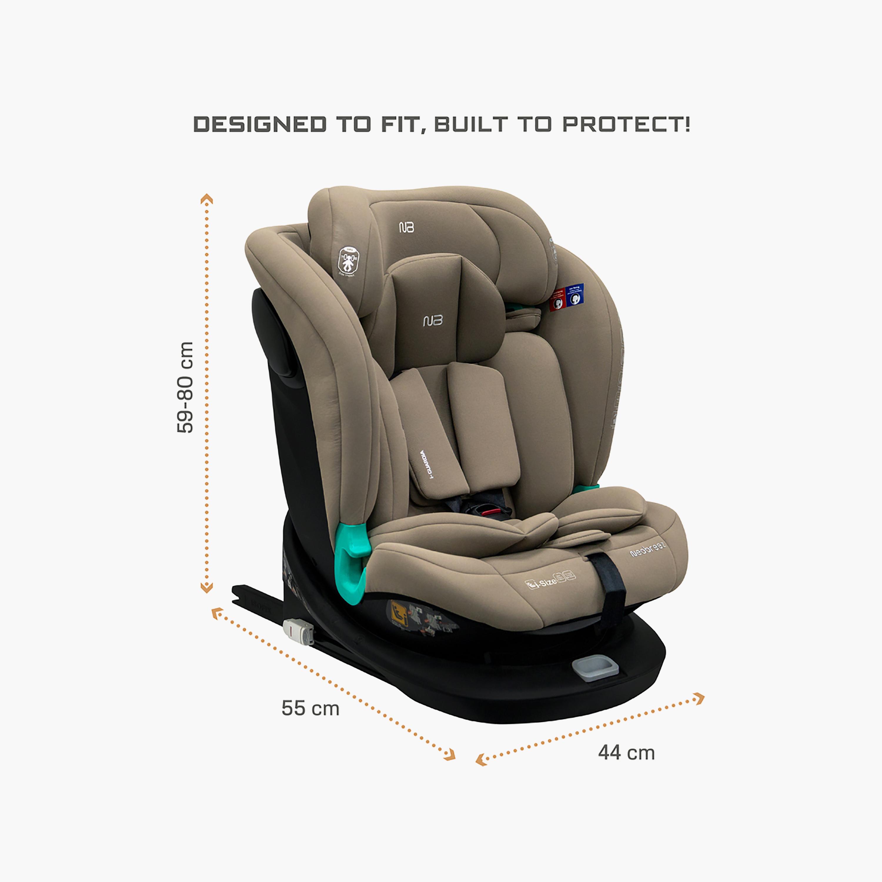 Neobreez i-GUARDIA 360° ISOFIX I-Size Recline & Adjustable Baby Car Seat-baby-gear-carseats-image-3