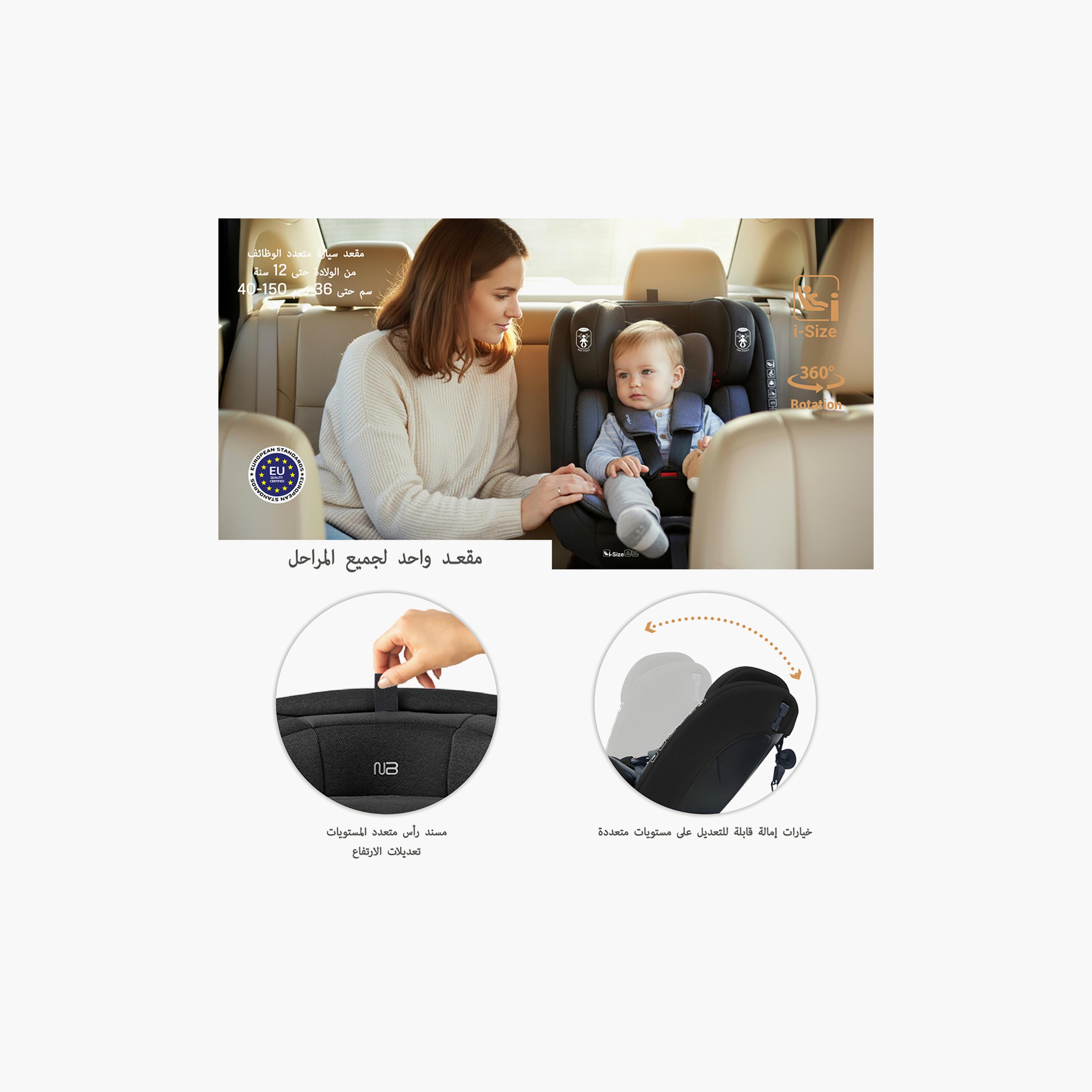 Neobreez I-VILO 360° Rotatable ISOFIX I-Size Recline & Adjustable Baby Car Seat-baby-gear-carseats-image-13