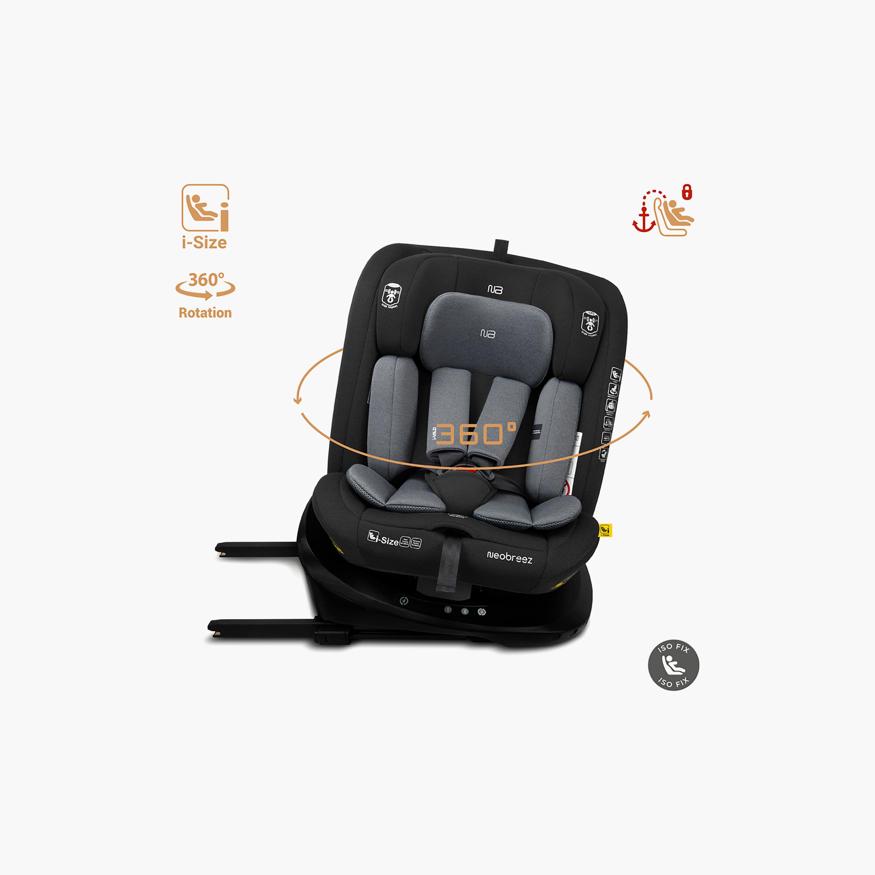 Neobreez I-VILO 360° Rotatable ISOFIX I-Size Recline & Adjustable Baby Car Seat-baby-gear-carseats-image-14