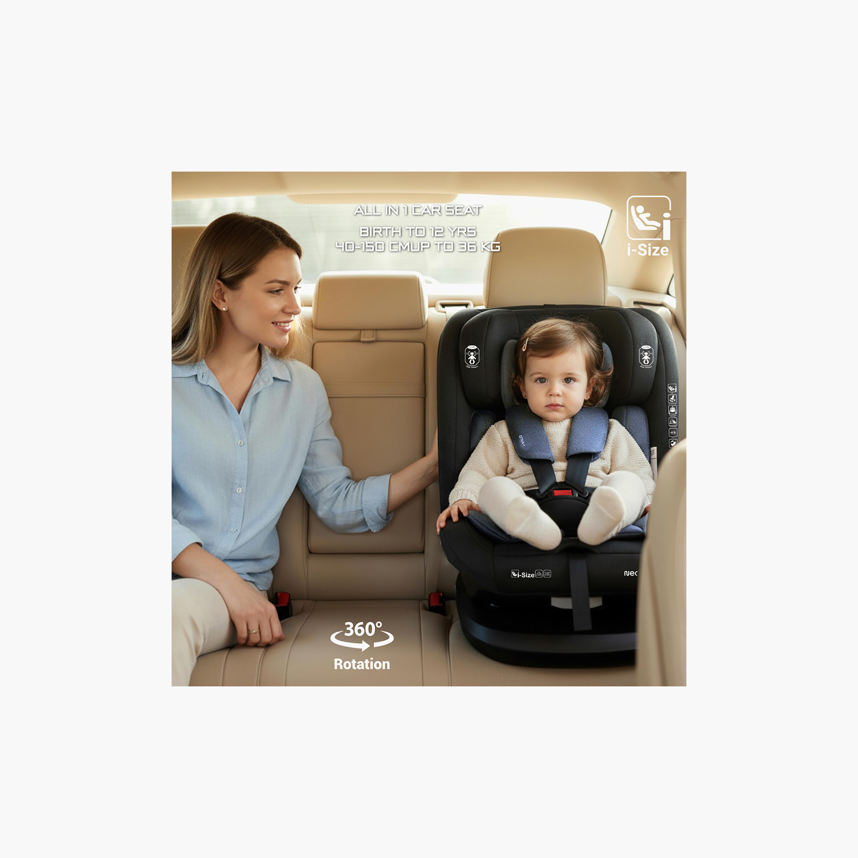 Neobreez I-VILO 360° Rotatable ISOFIX I-Size Recline & Adjustable Baby Car Seat-baby-gear-carseats-image-15