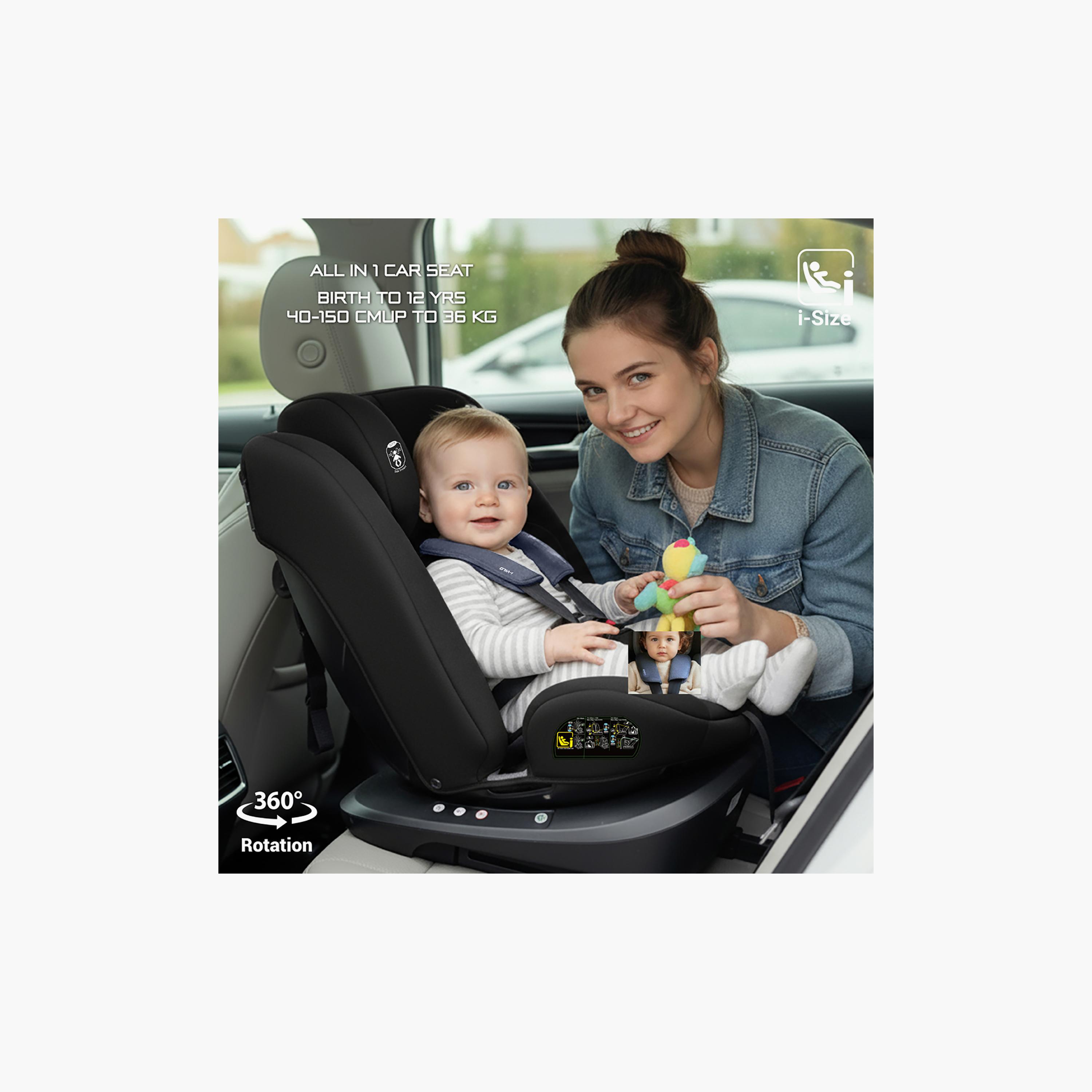 Neobreez I-VILO 360° Rotatable ISOFIX I-Size Recline & Adjustable Baby Car Seat-baby-gear-carseats-image-17
