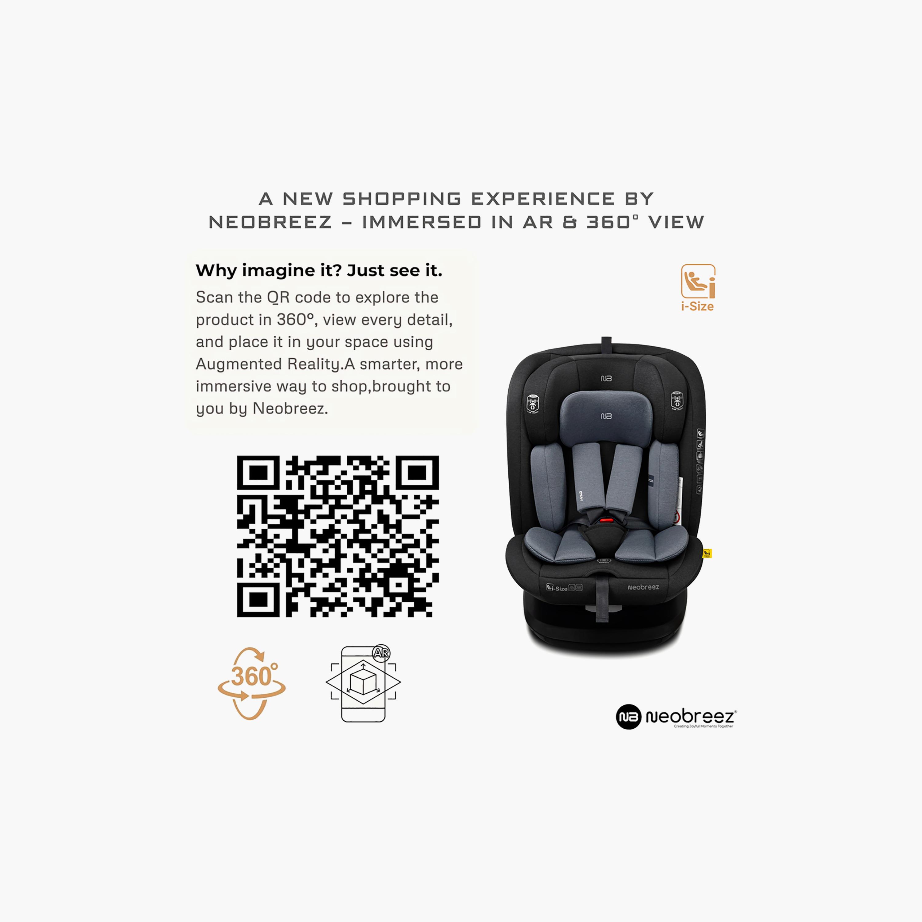 Neobreez I-VILO 360° Rotatable ISOFIX I-Size Recline & Adjustable Baby Car Seat-baby-gear-carseats-image-2