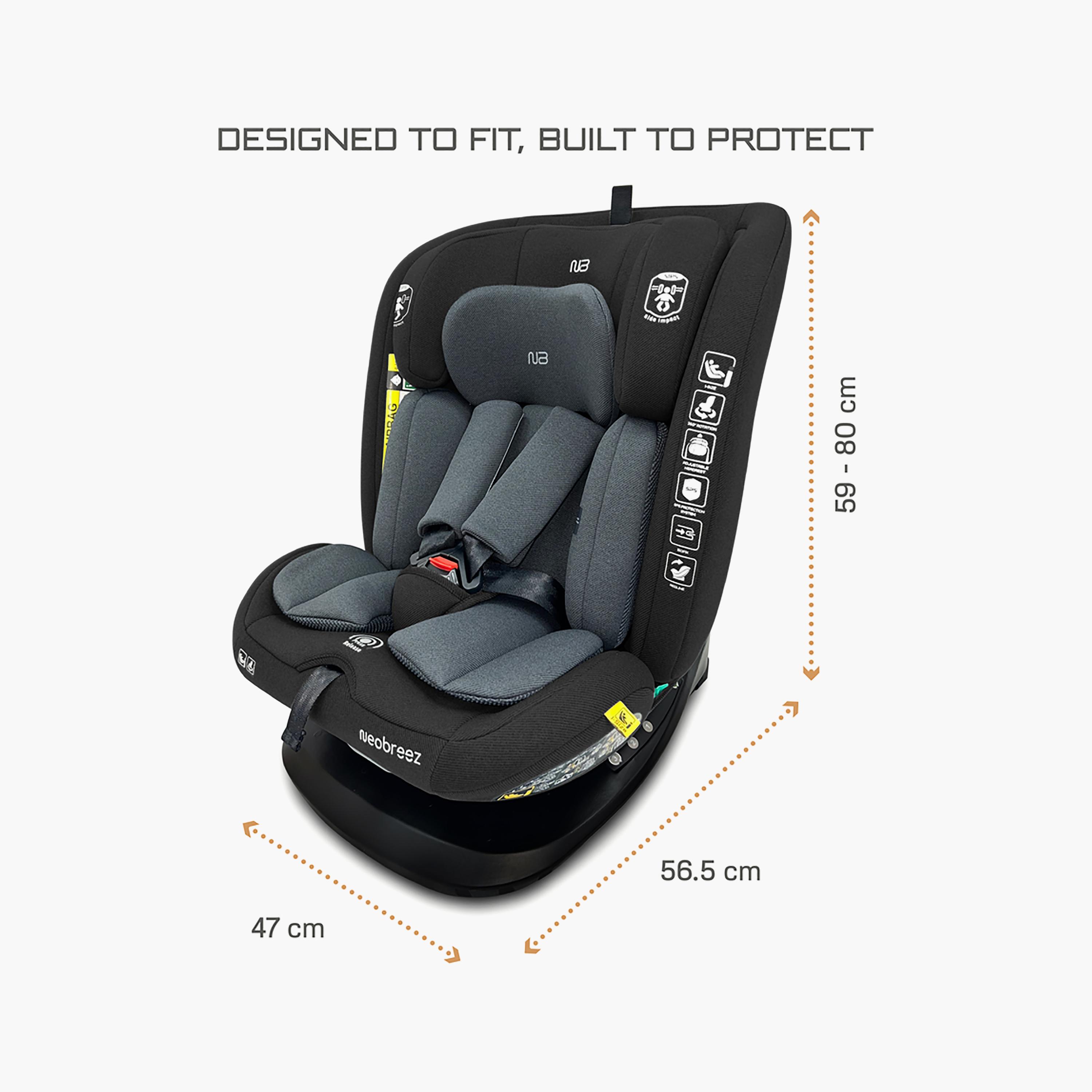 Neobreez I-VILO 360° Rotatable ISOFIX I-Size Recline & Adjustable Baby Car Seat-baby-gear-carseats-image-3