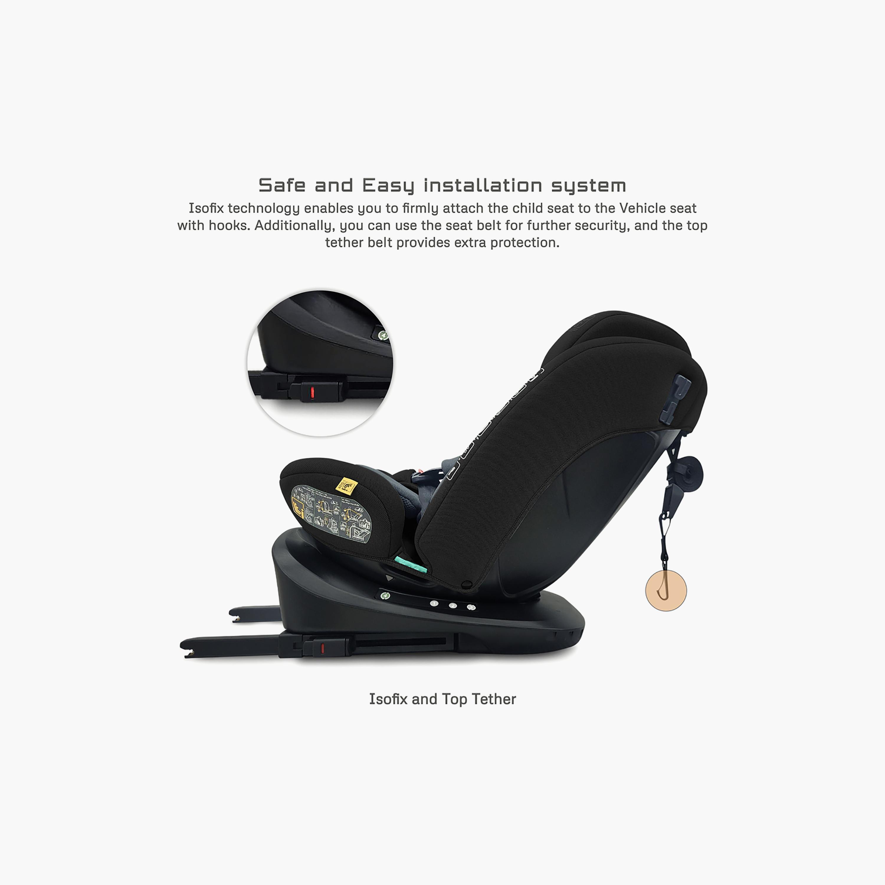 Neobreez I-VILO 360° Rotatable ISOFIX I-Size Recline & Adjustable Baby Car Seat-baby-gear-carseats-image-4