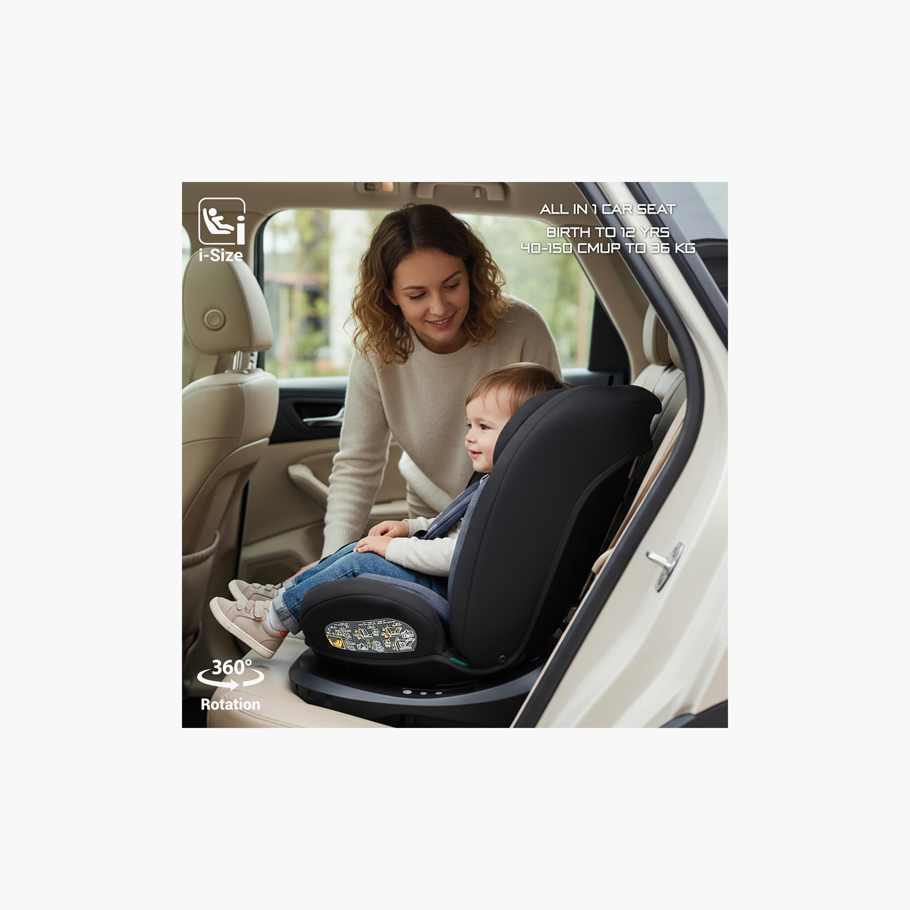 Neobreez I-VILO 360° Rotatable ISOFIX I-Size Recline & Adjustable Baby Car Seat-baby-gear-carseats-image-9