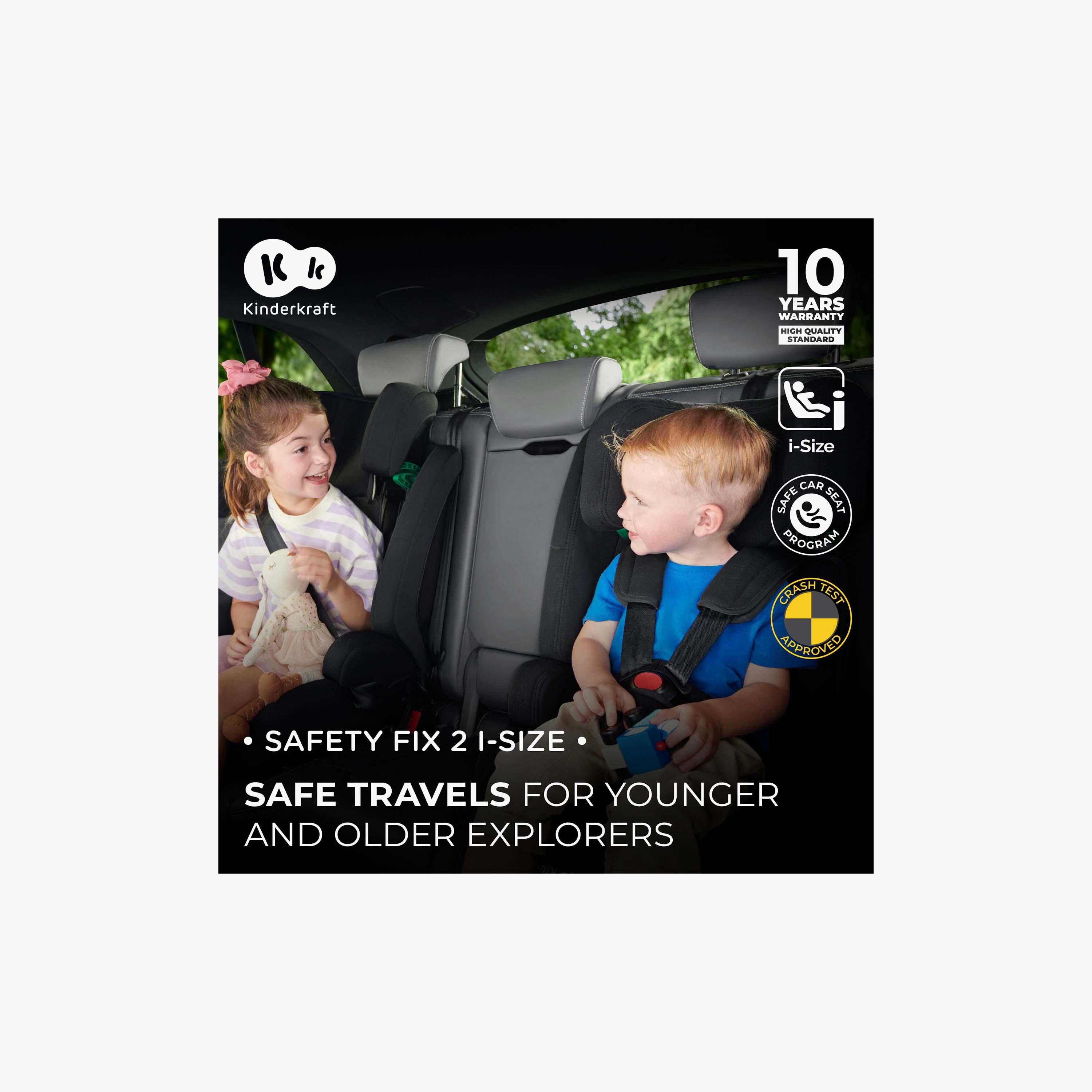 Kinderkraft SAFETY FIX 2 I-Size Infant Travel Car Seat-baby-gear-carseats-image-7