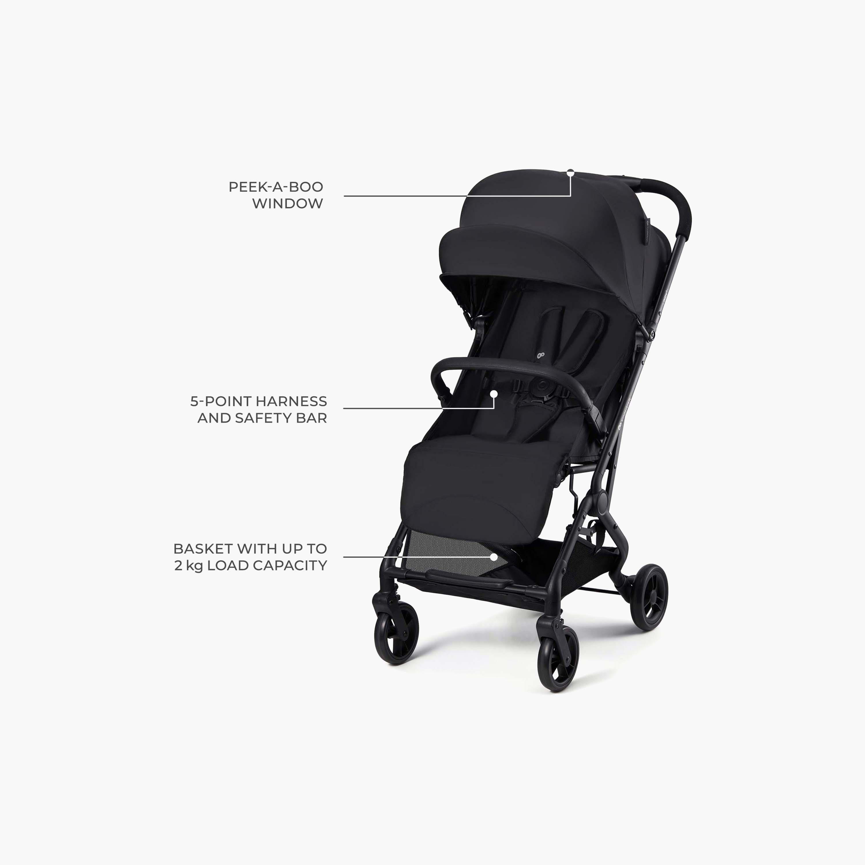 Kinderkraft INDY 3 Pushchair Infant Travel Stroller-baby-gear-strollersandprams-strollers-image-8