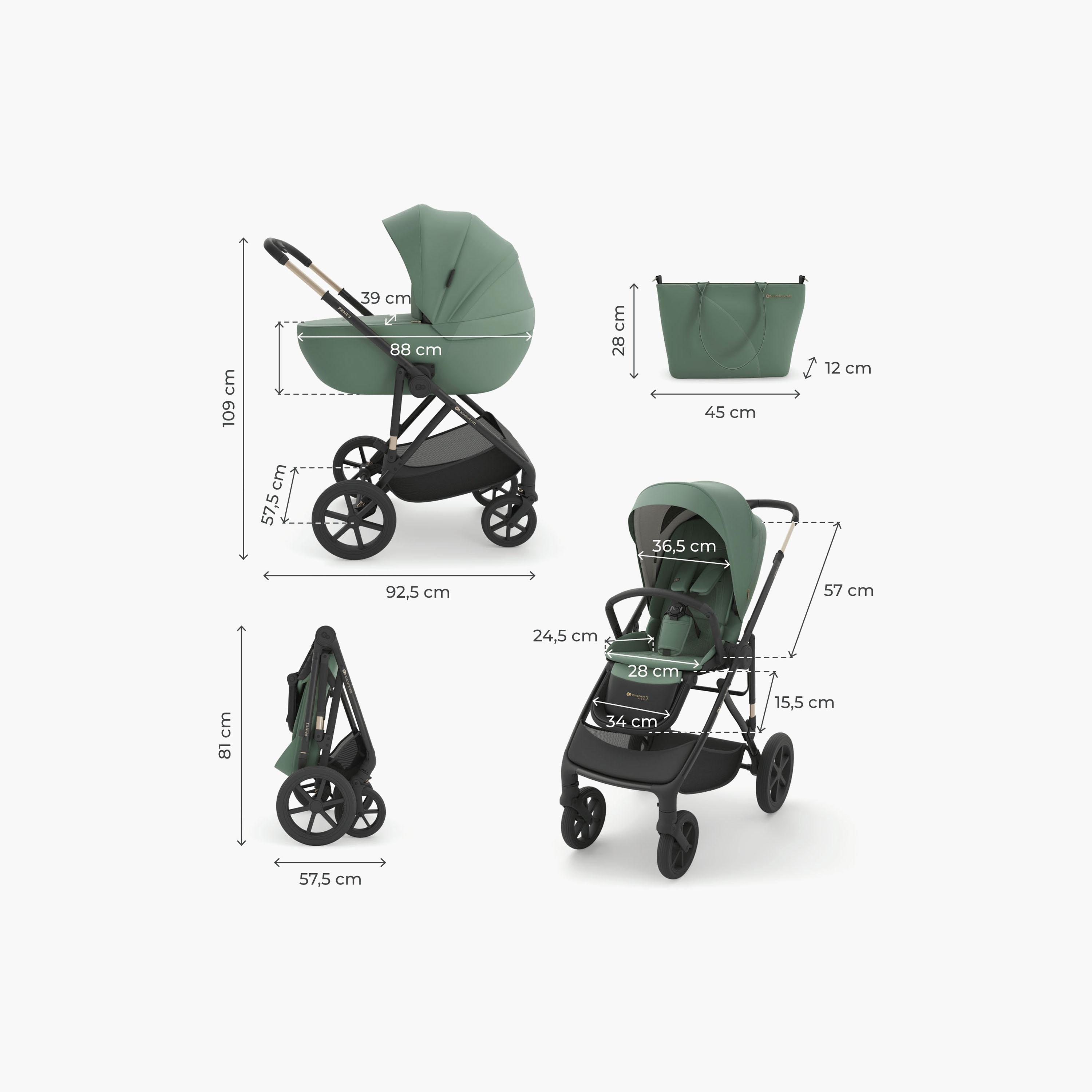 Kinderkraft Prime 3 2-in-1 Infant Baby Travel Stroller-baby-gear-strollersandprams-strollers-image-13