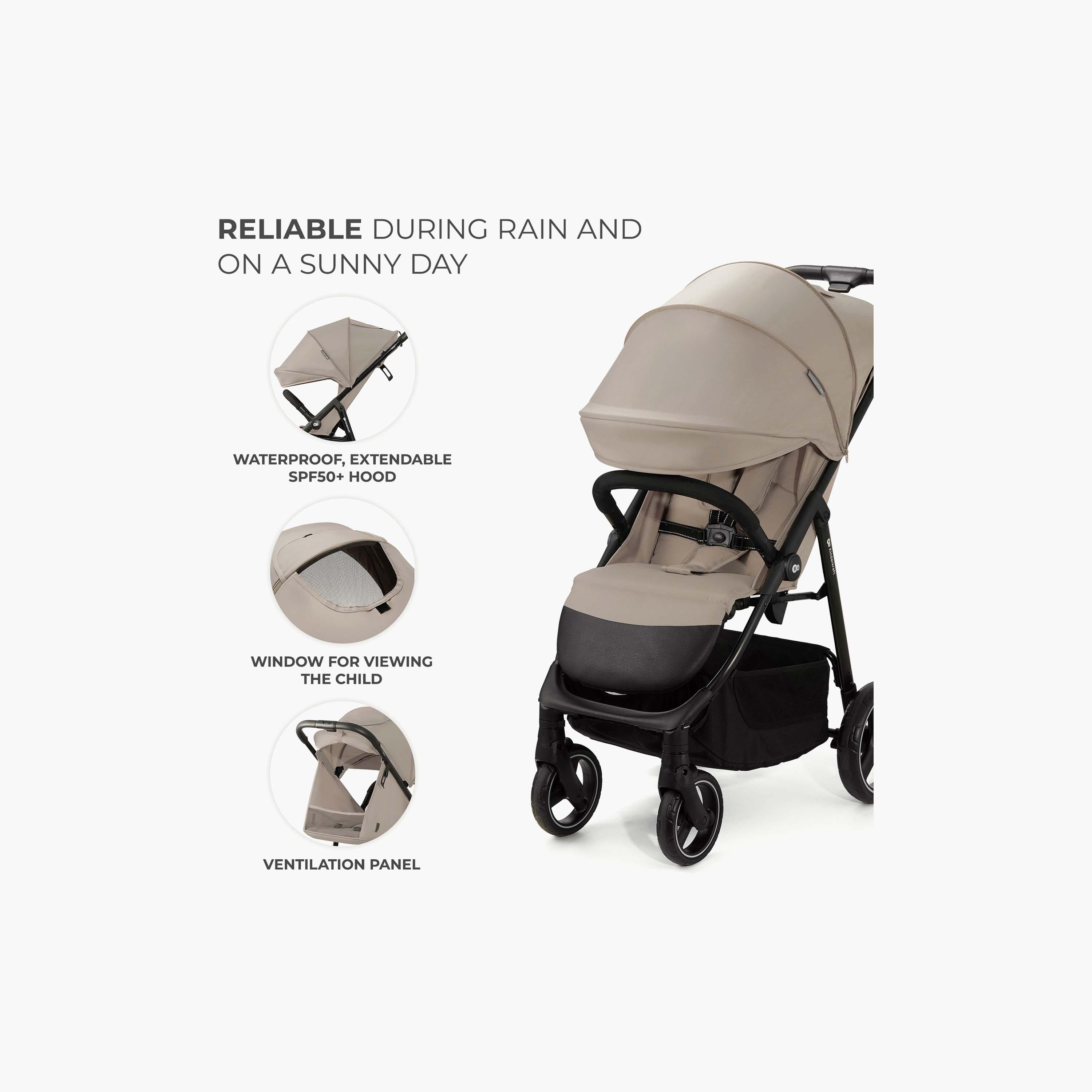Kinderkraft TRIG 3 Infant Click & Fold Pushchair Stroller-baby-gear-strollersandprams-strollers-image-7