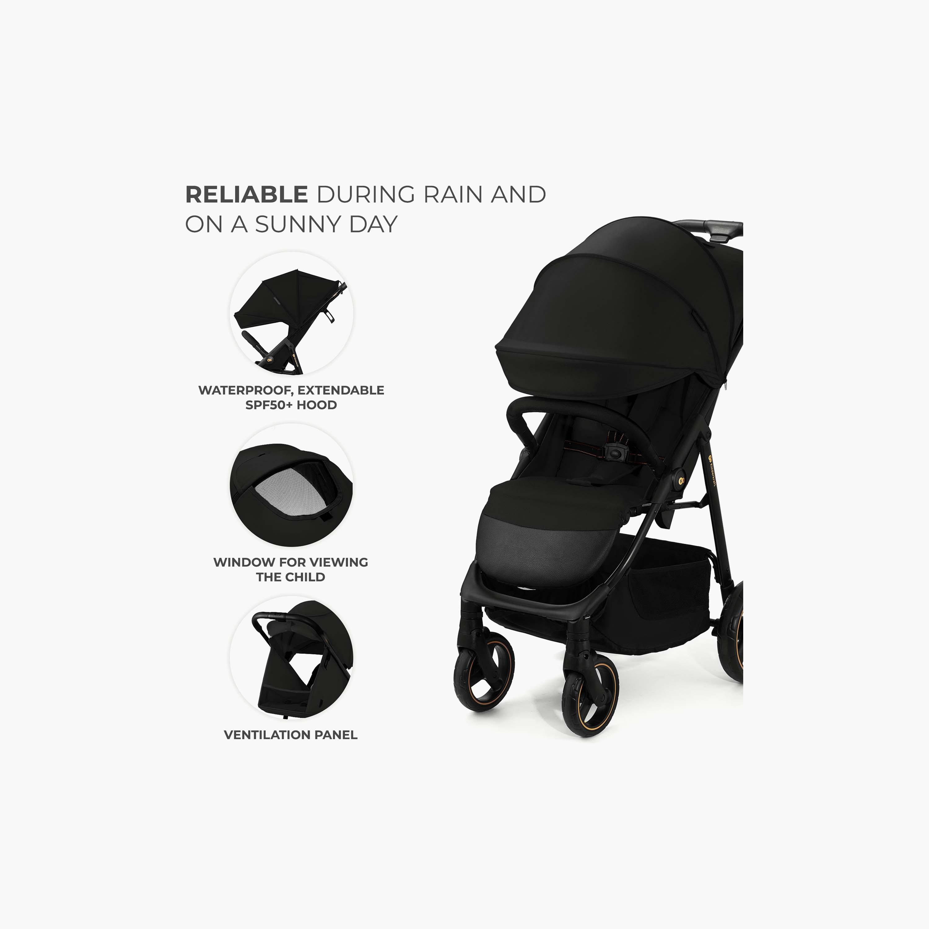 عربة أطفال "تريج 3" بتصميم "كليك أند فولد" بوش تشير من كيندر كرافت-baby-gear-strollersandprams-strollers-image-7
