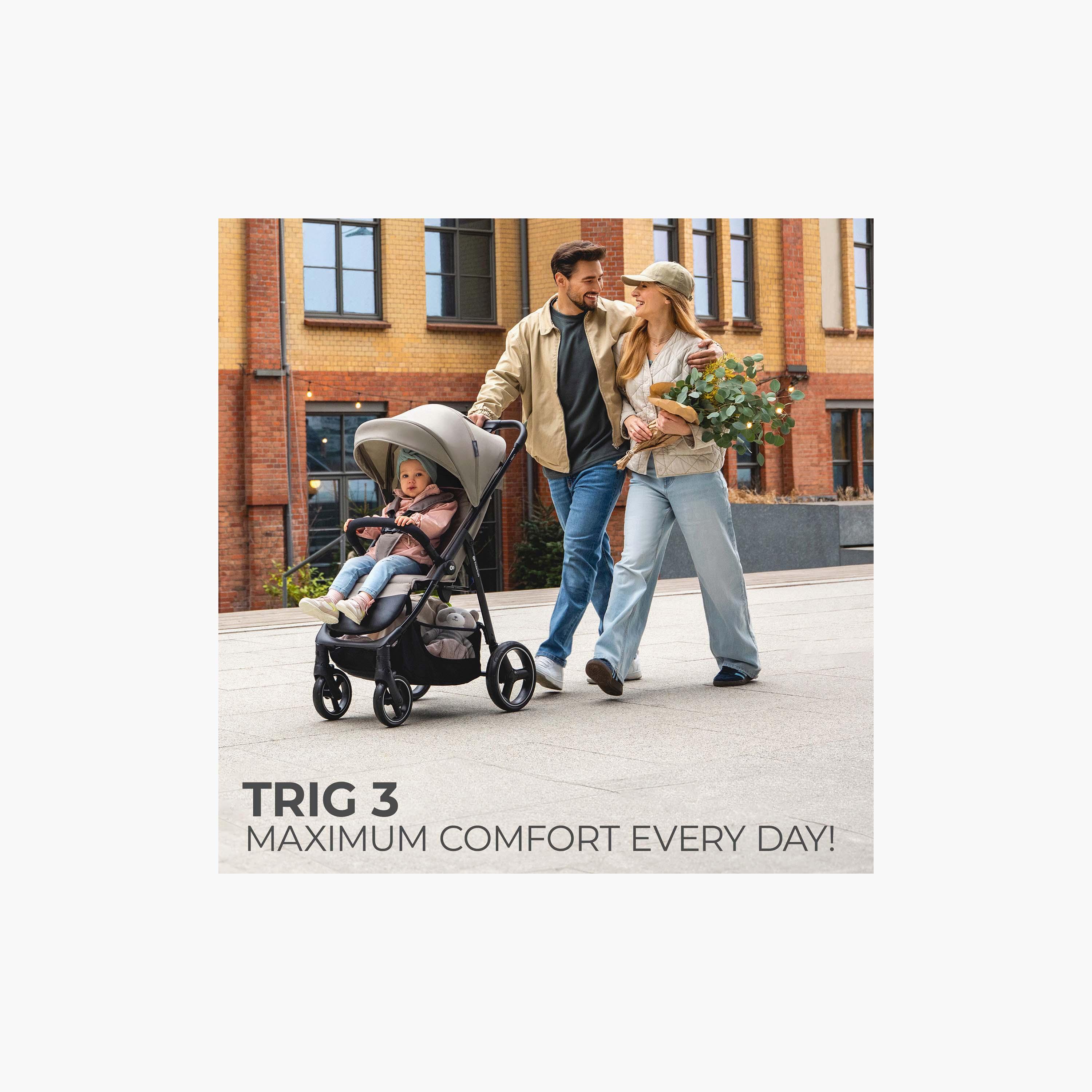 Kinderkraft TRIG 3 Infant Click & Fold Pushchair Stroller-baby-gear-strollersandprams-strollers-image-4