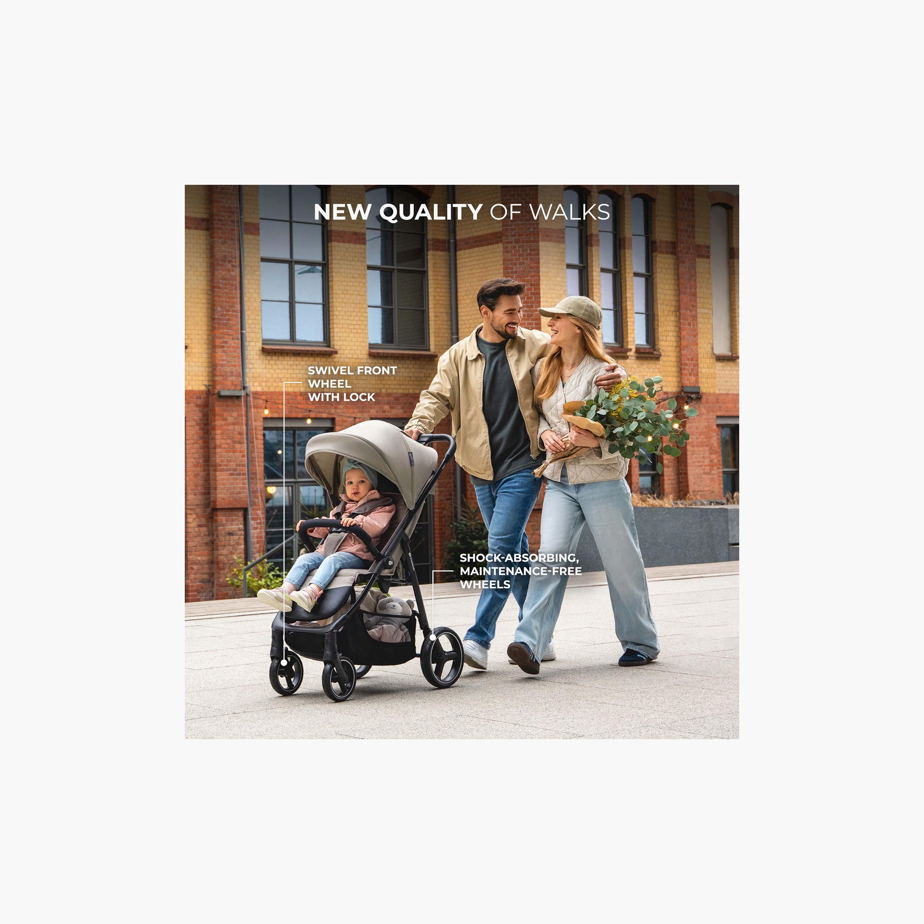 Kinderkraft TRIG 3 Infant Click & Fold Pushchair Stroller-baby-gear-strollersandprams-strollers-image-6