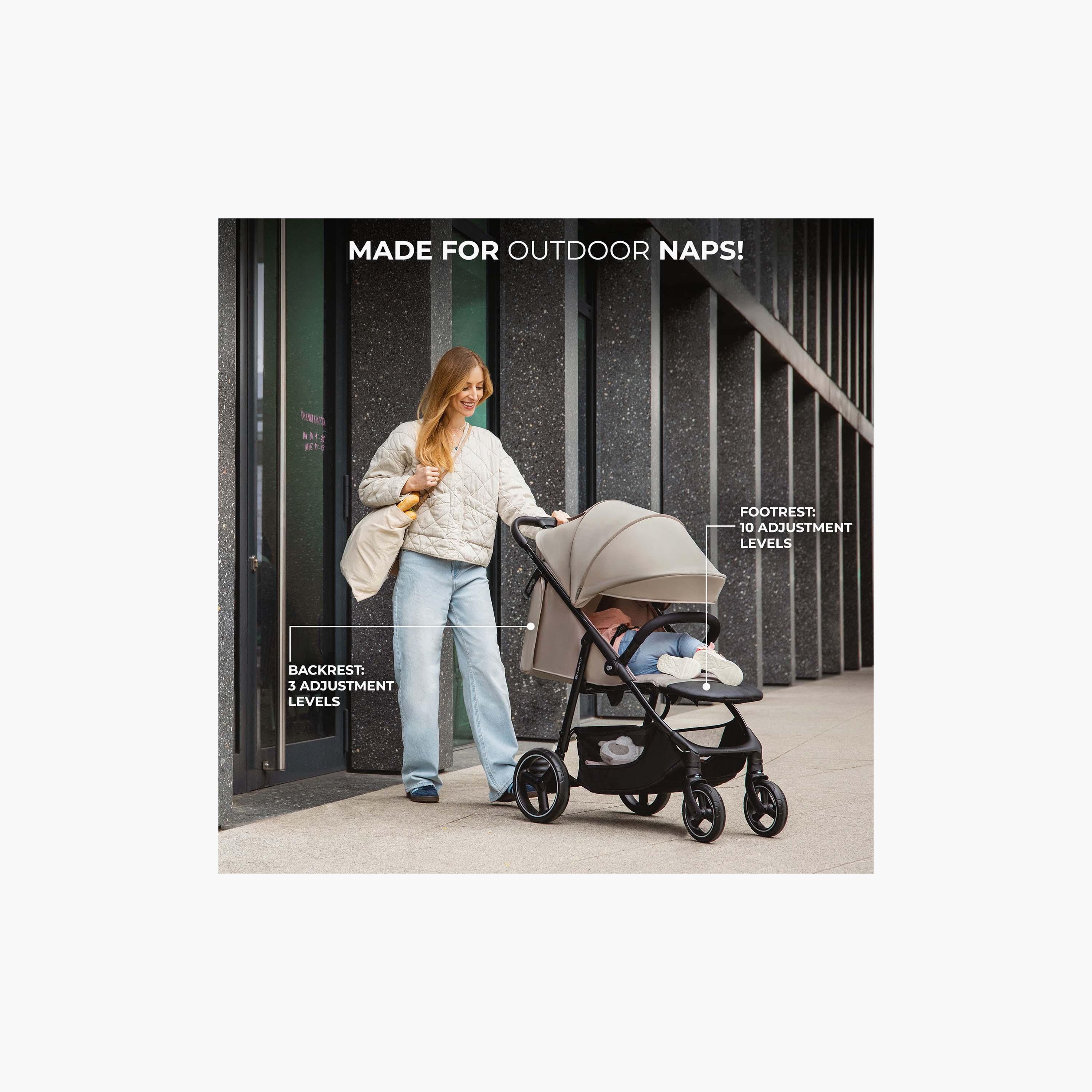 Kinderkraft TRIG 3 Infant Click & Fold Pushchair Stroller-baby-gear-strollersandprams-strollers-image-8