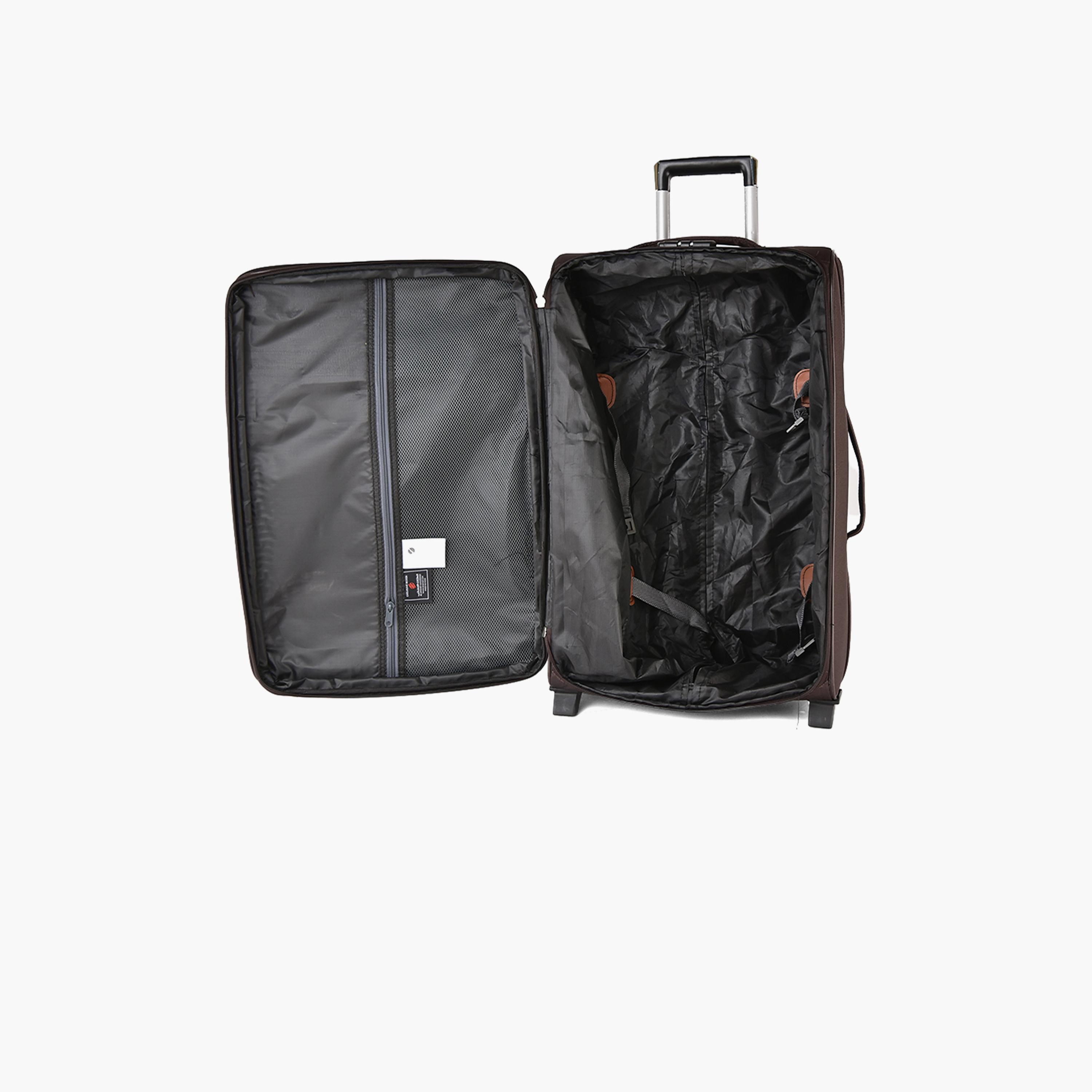 New Travel Set of 4 Polyester Soft-Sided 2-Wheeler Inline Trolley Bag with Combination Lock-travel-luggagesandbags-luggage-image-10