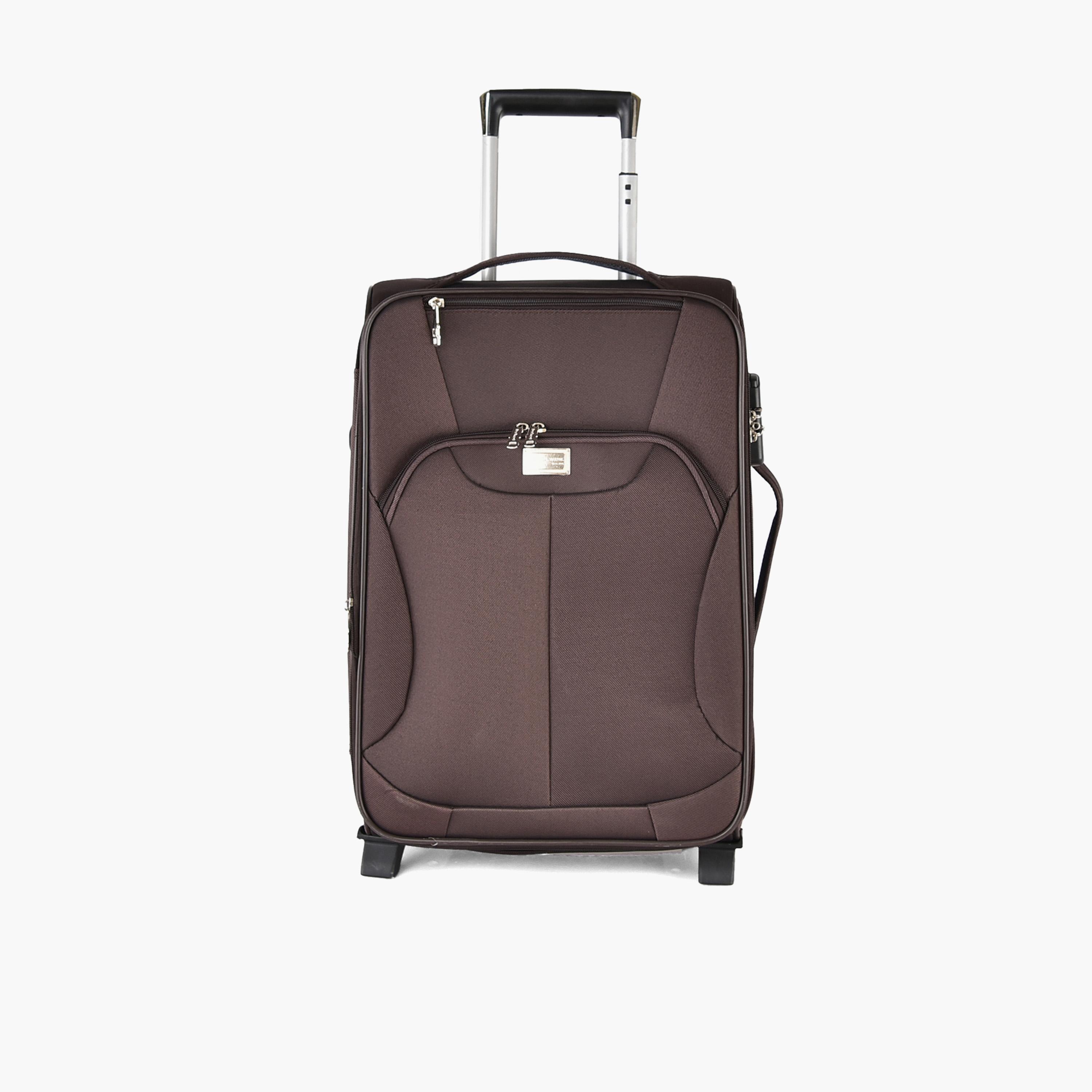 New Travel Set of 4 Polyester Soft-Sided 2-Wheeler Inline Trolley Bag with Combination Lock-travel-luggagesandbags-luggage-image-11