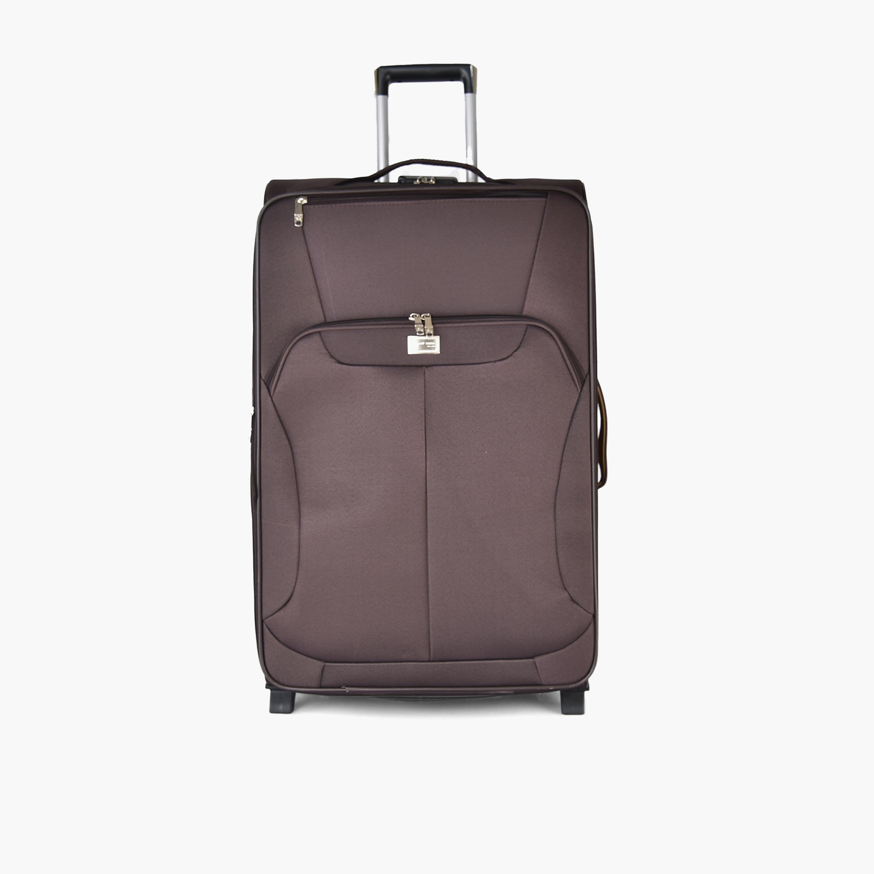 New Travel Set of 4 Polyester Soft-Sided 2-Wheeler Inline Trolley Bag with Combination Lock-travel-luggagesandbags-luggage-image-7