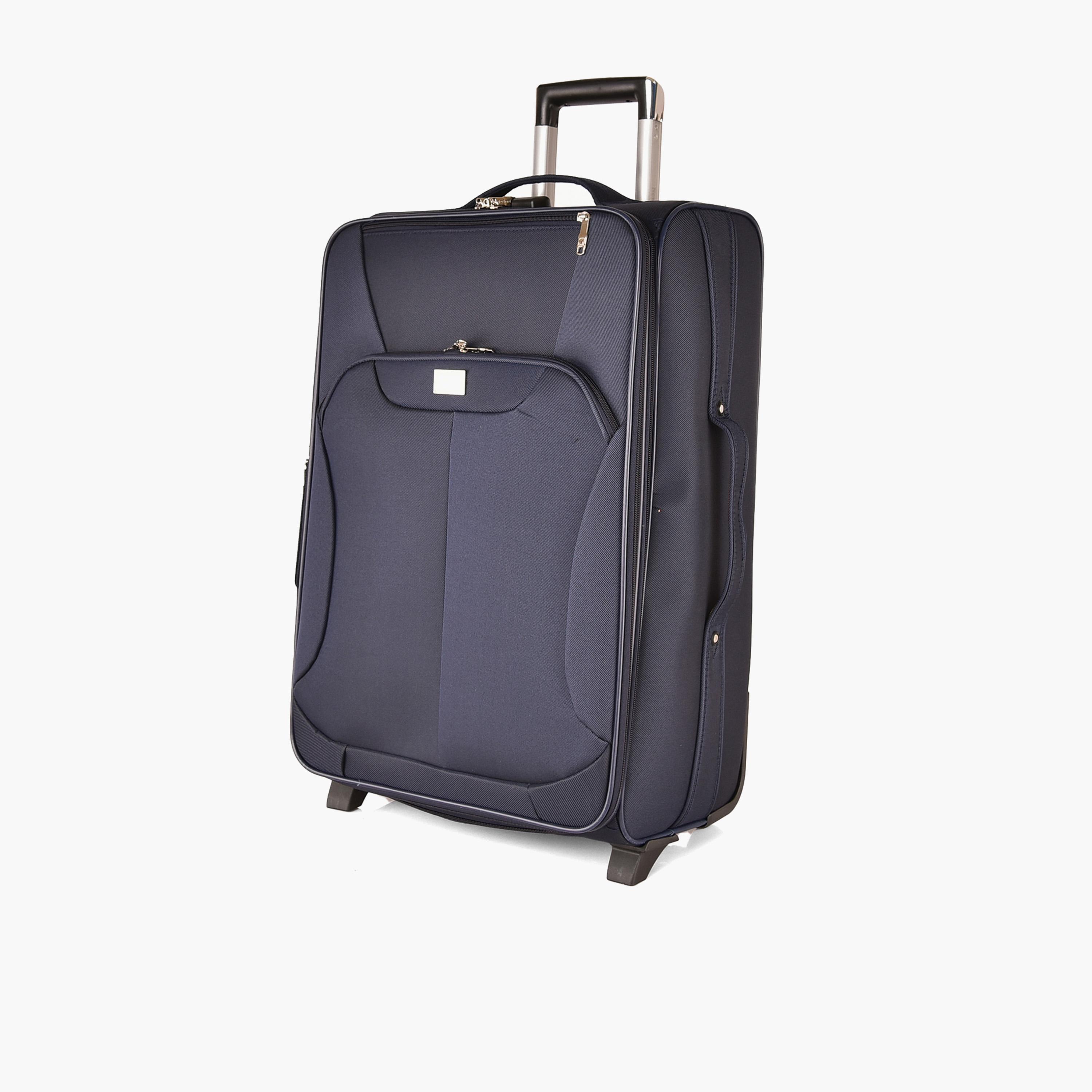 New Travel Set of 4 Polyester Soft-Sided 2-Wheeler Inline Trolley Bag with Combination Lock-travel-luggagesandbags-luggage-image-5