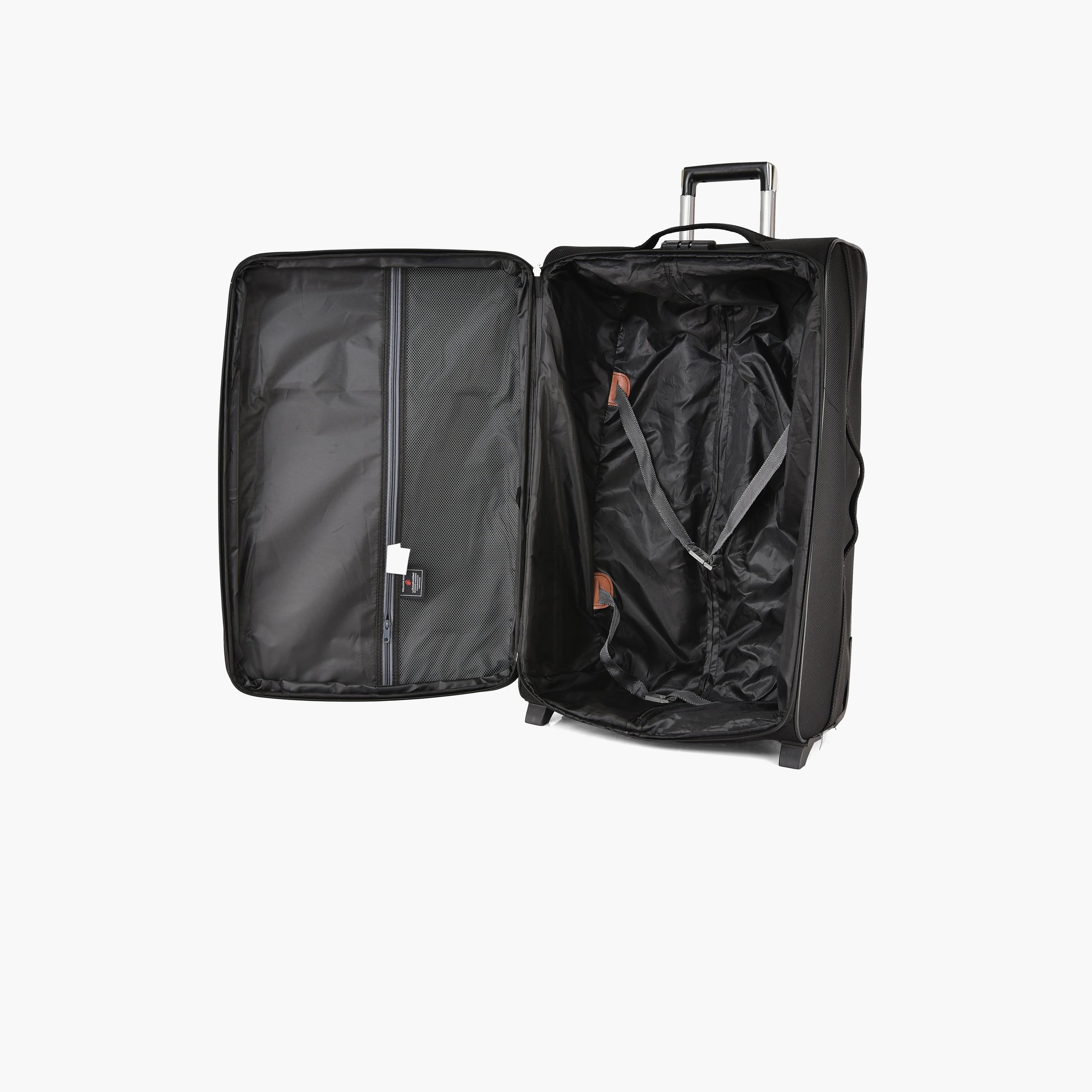 New Travel Set of 4 Polyester Soft-Sided 2-Wheeler Inline Trolley Bag with Combination Lock-travel-luggagesandbags-luggage-image-9
