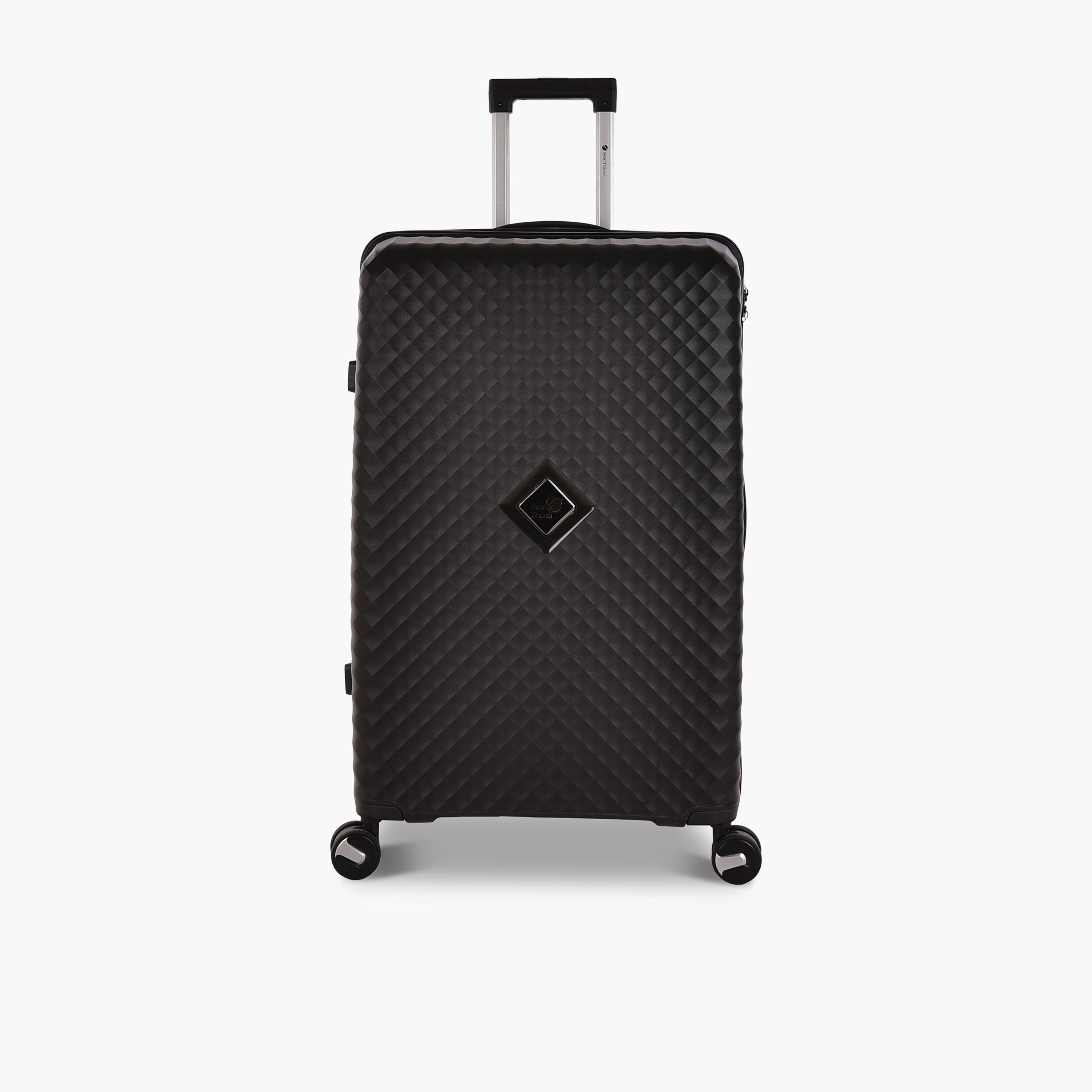 New Travel Set of 3 Polypropylene Hard-Sided 4-Wheeler Spinner Trolley Bag with Combination Lock-travel-luggagesandbags-luggage-image-4