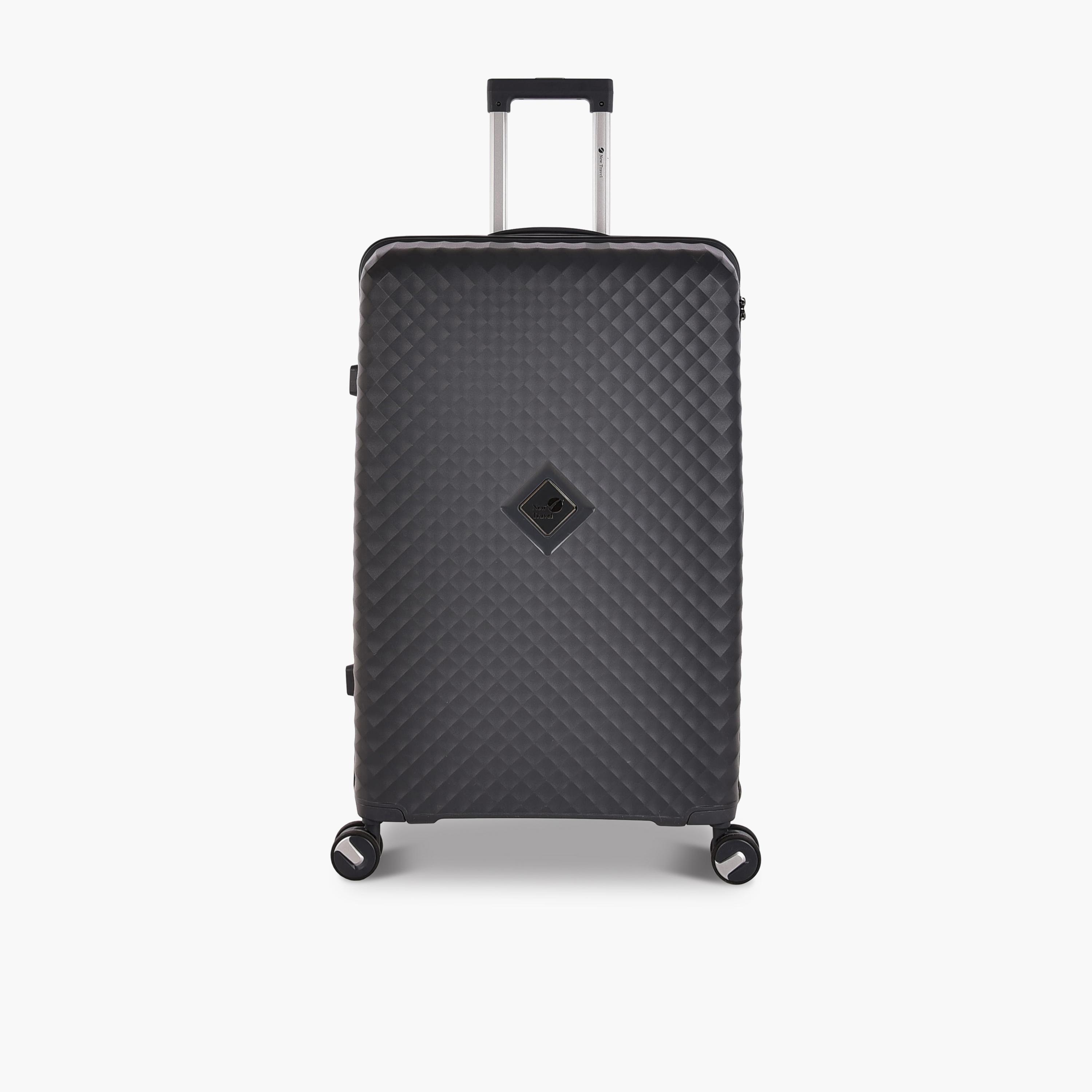 New Travel Set of 3 Polypropylene Hard-Sided 4-Wheeler Spinner Trolley Bag with Combination Lock-travel-luggagesandbags-luggage-image-4