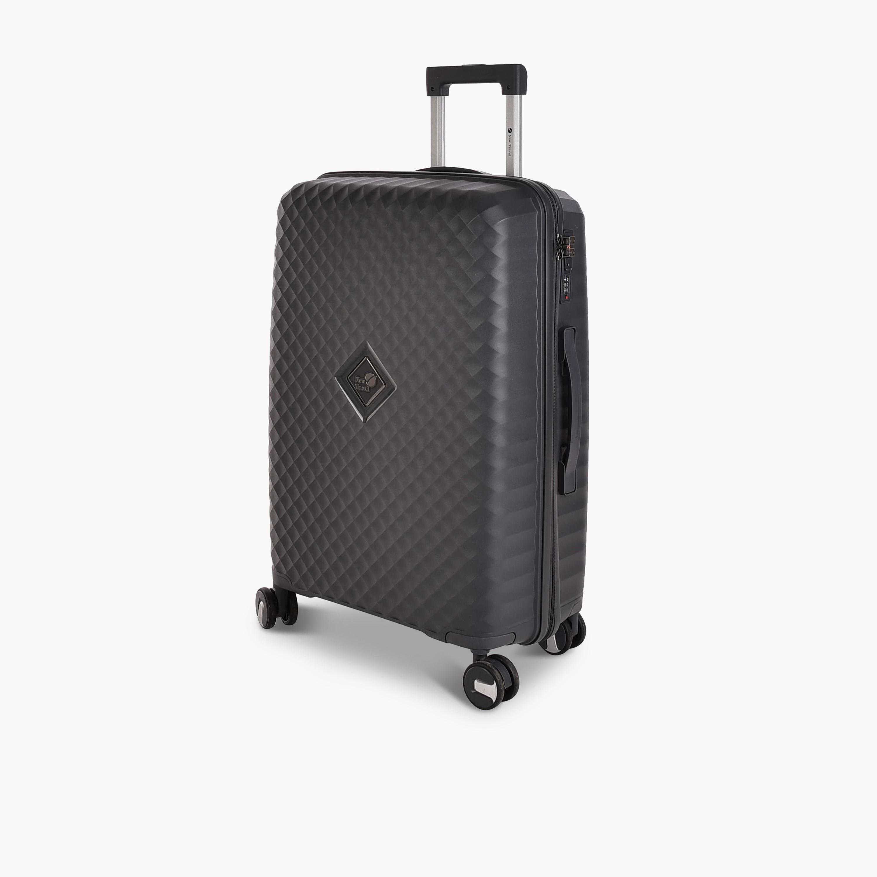 New Travel Set of 3 Polypropylene Hard-Sided 4-Wheeler Spinner Trolley Bag with Combination Lock-travel-luggagesandbags-luggage-image-5