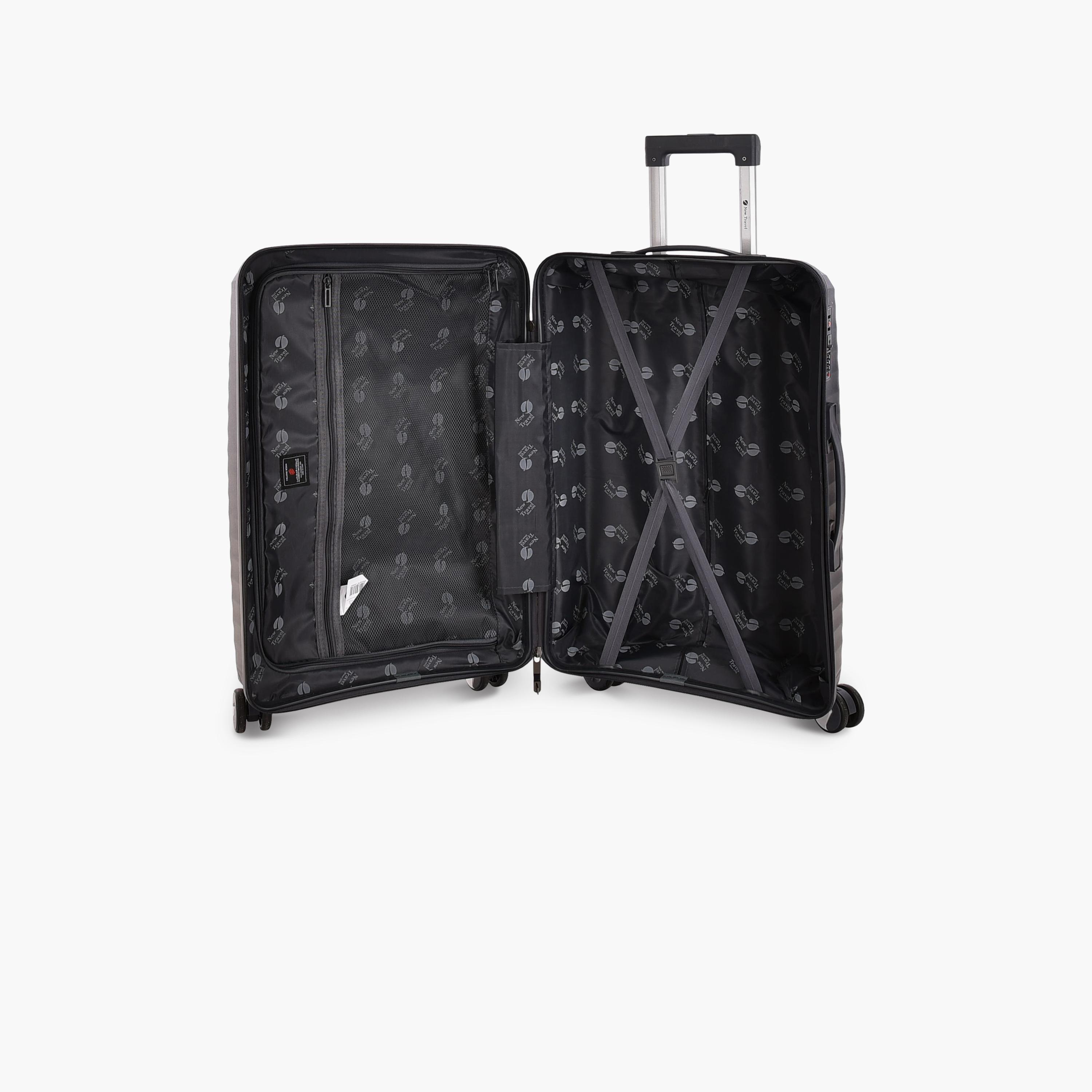 New Travel Set of 3 Polypropylene Hard-Sided 4-Wheeler Spinner Trolley Bag with Combination Lock-travel-luggagesandbags-luggage-image-8