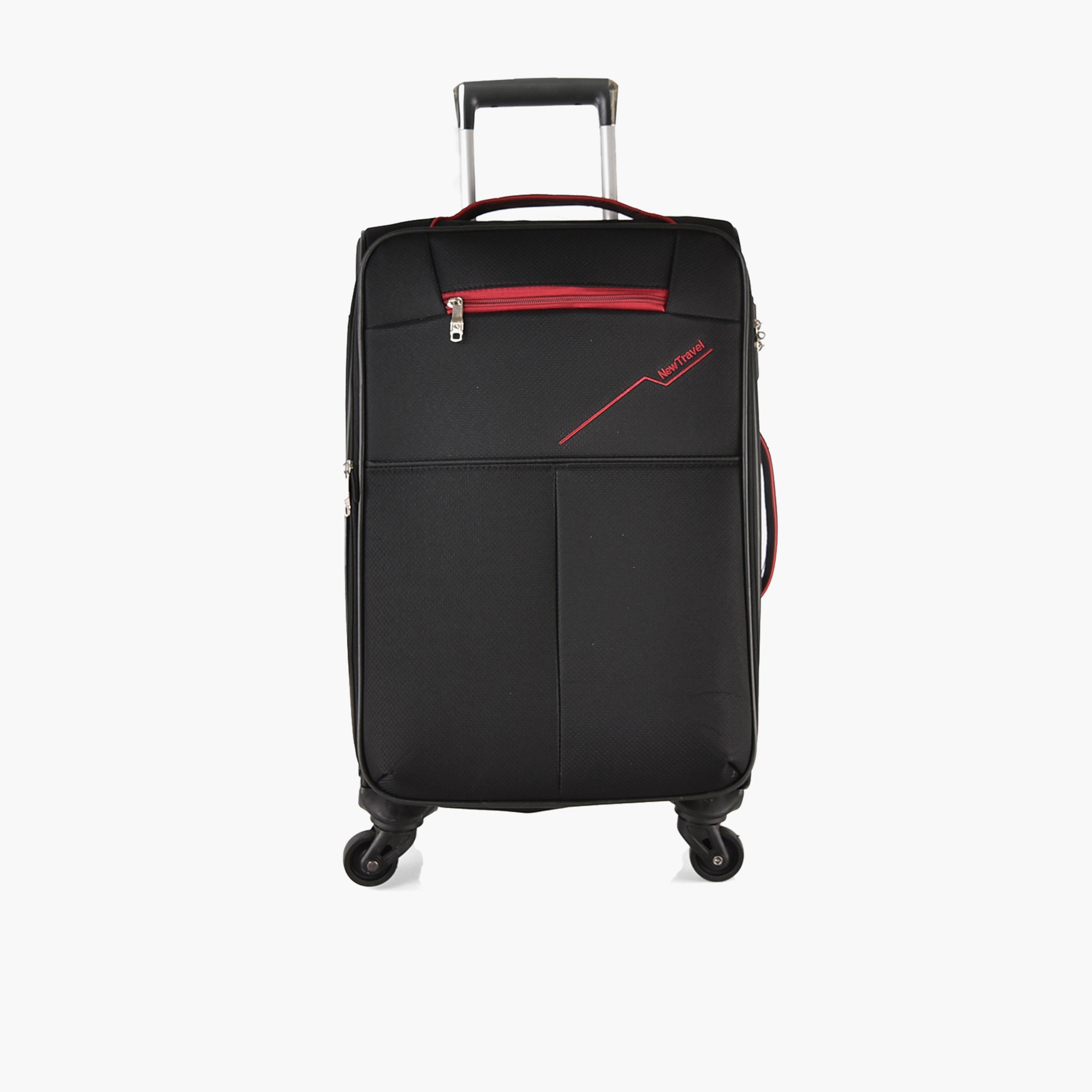 New Travel Set of 4 Nylon Soft-Sided 4-Wheeler Spinner Trolley Bag with Combination Lock-travel-luggagesandbags-luggage-image-11