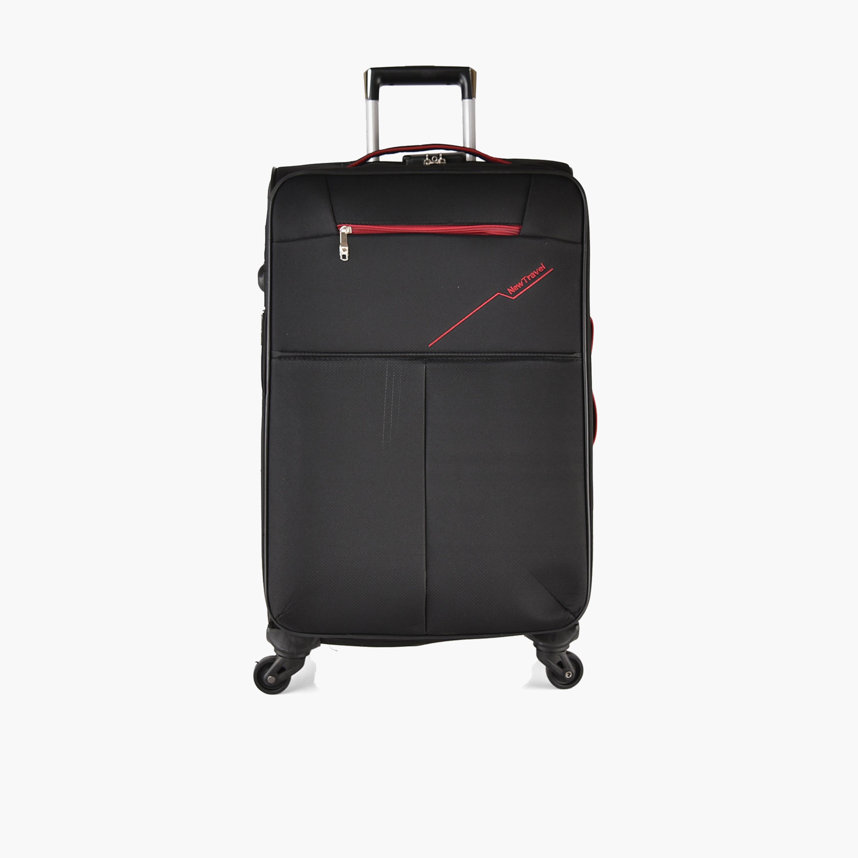 New Travel Set of 4 Nylon Soft-Sided 4-Wheeler Spinner Trolley Bag with Combination Lock-travel-luggagesandbags-luggage-image-8
