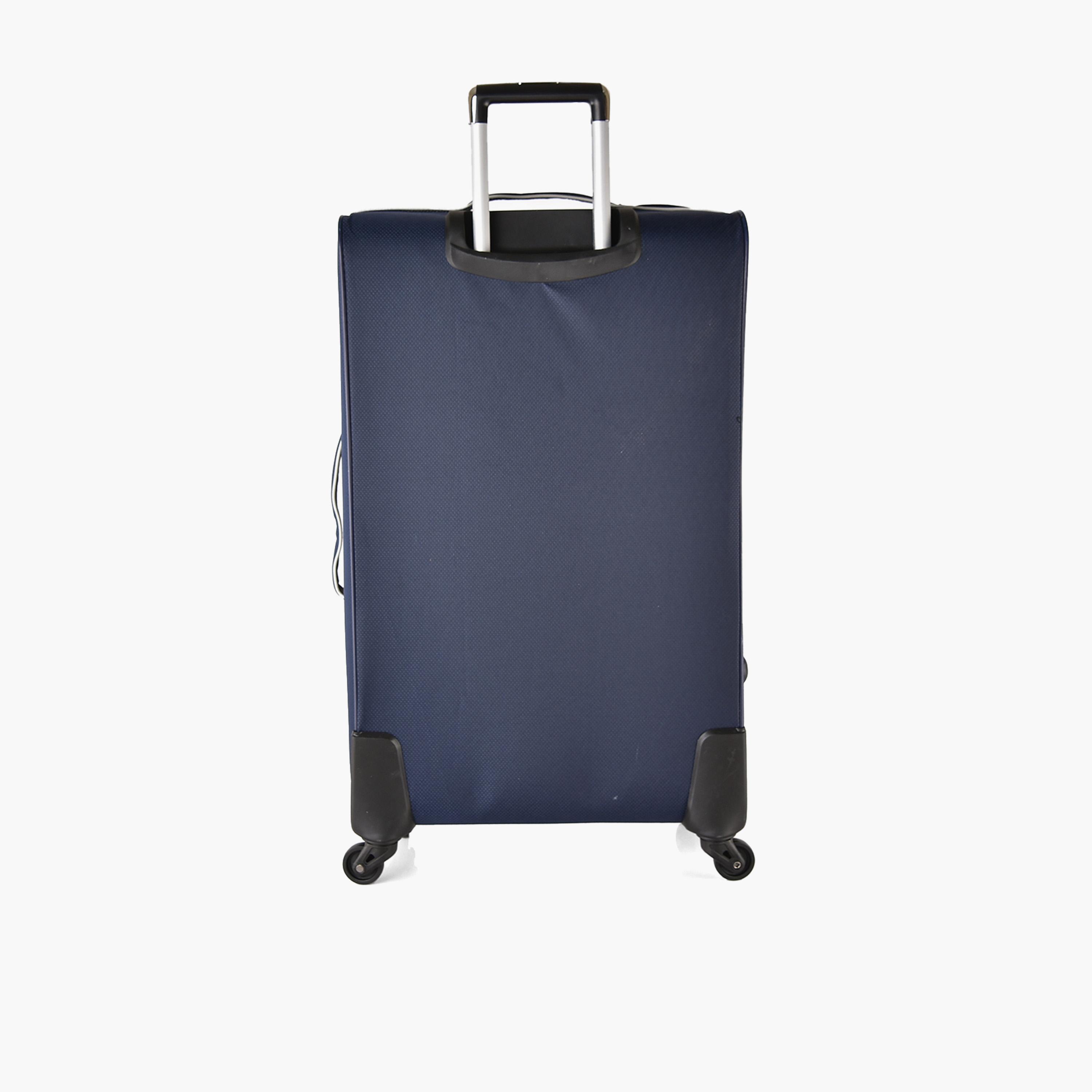 New Travel Set of 4 Nylon Soft-Sided 4-Wheeler Spinner Trolley Bag with Combination Lock-travel-luggagesandbags-luggage-image-6