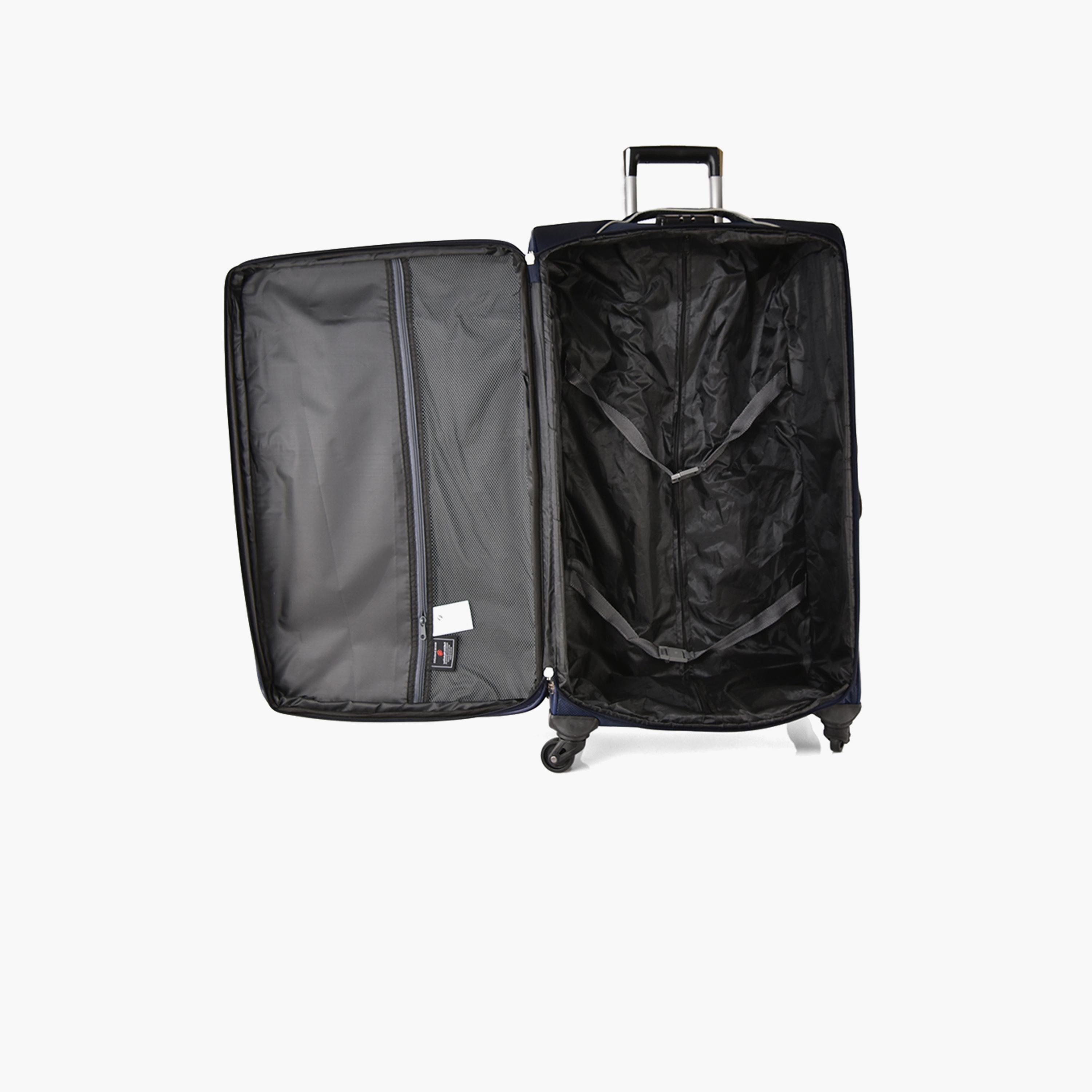 New Travel Set of 4 Nylon Soft-Sided 4-Wheeler Spinner Trolley Bag with Combination Lock-travel-luggagesandbags-luggage-image-9