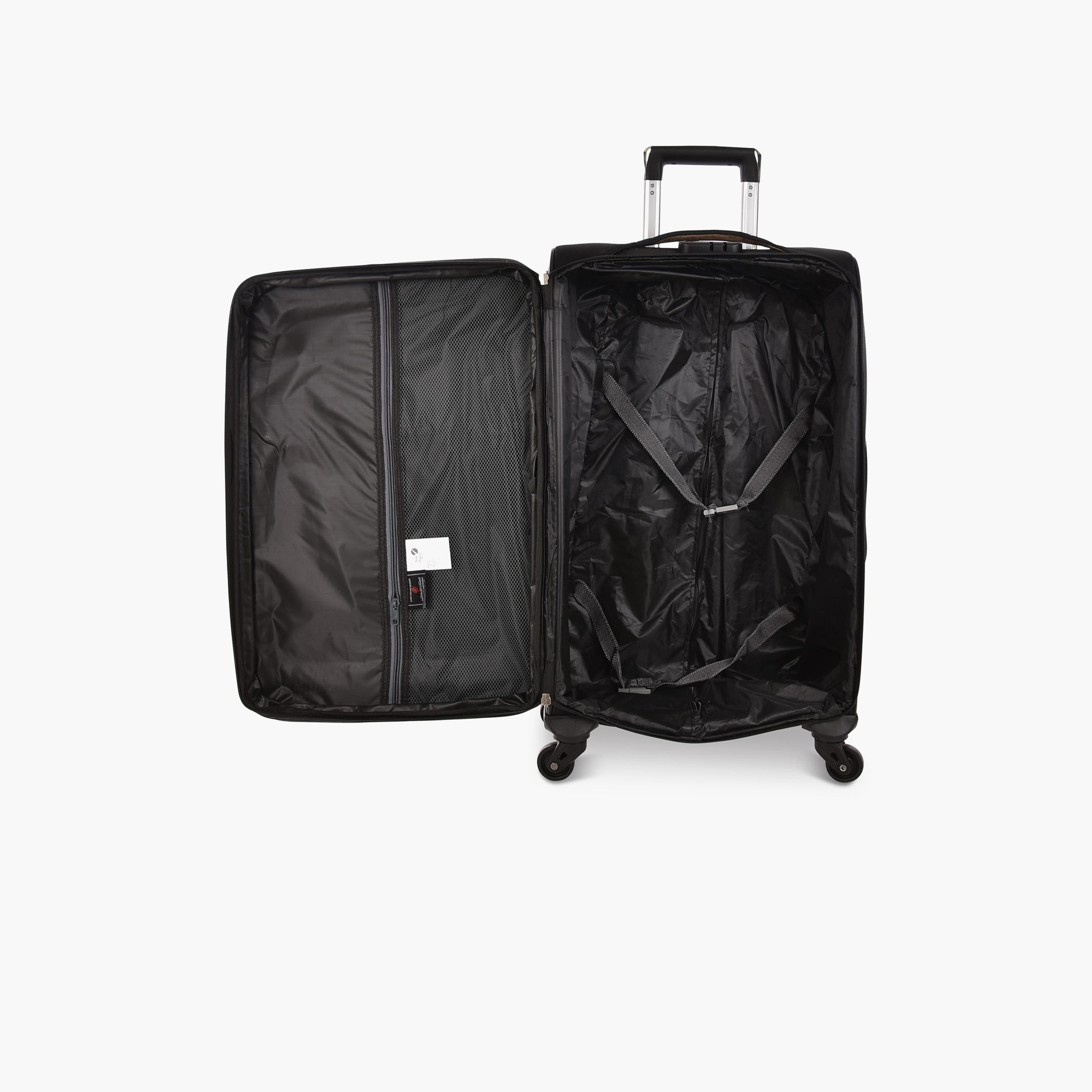 New Travel Set of 4 Polyester Soft-Sided 4-Wheeler Spinner Trolley Bag with Combination Lock-travel-luggagesandbags-luggage-image-10
