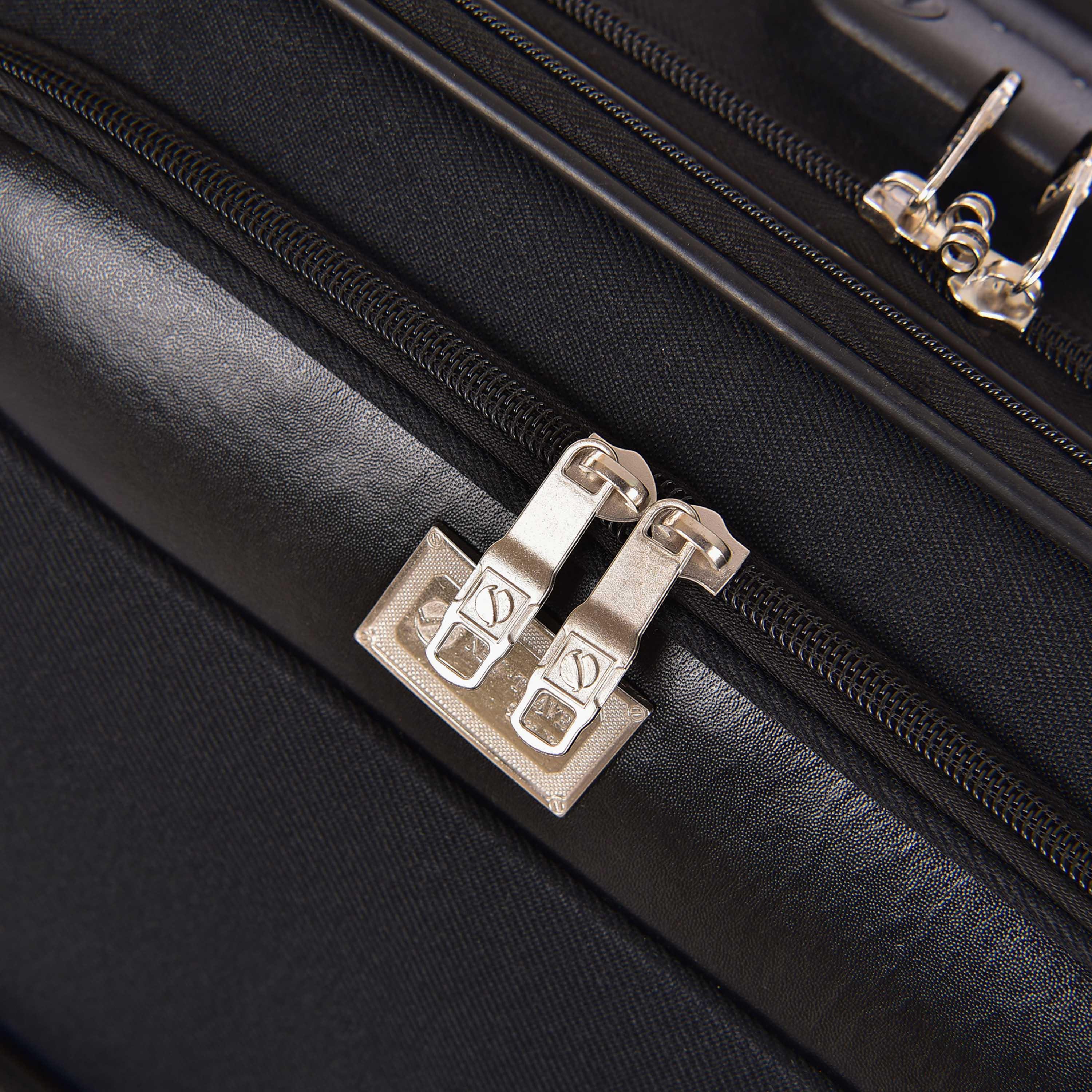 New Travel Set of 4 Polyester Soft-Sided 4-Wheeler Spinner Trolley Bag with Combination Lock-travel-luggagesandbags-luggage-image-13