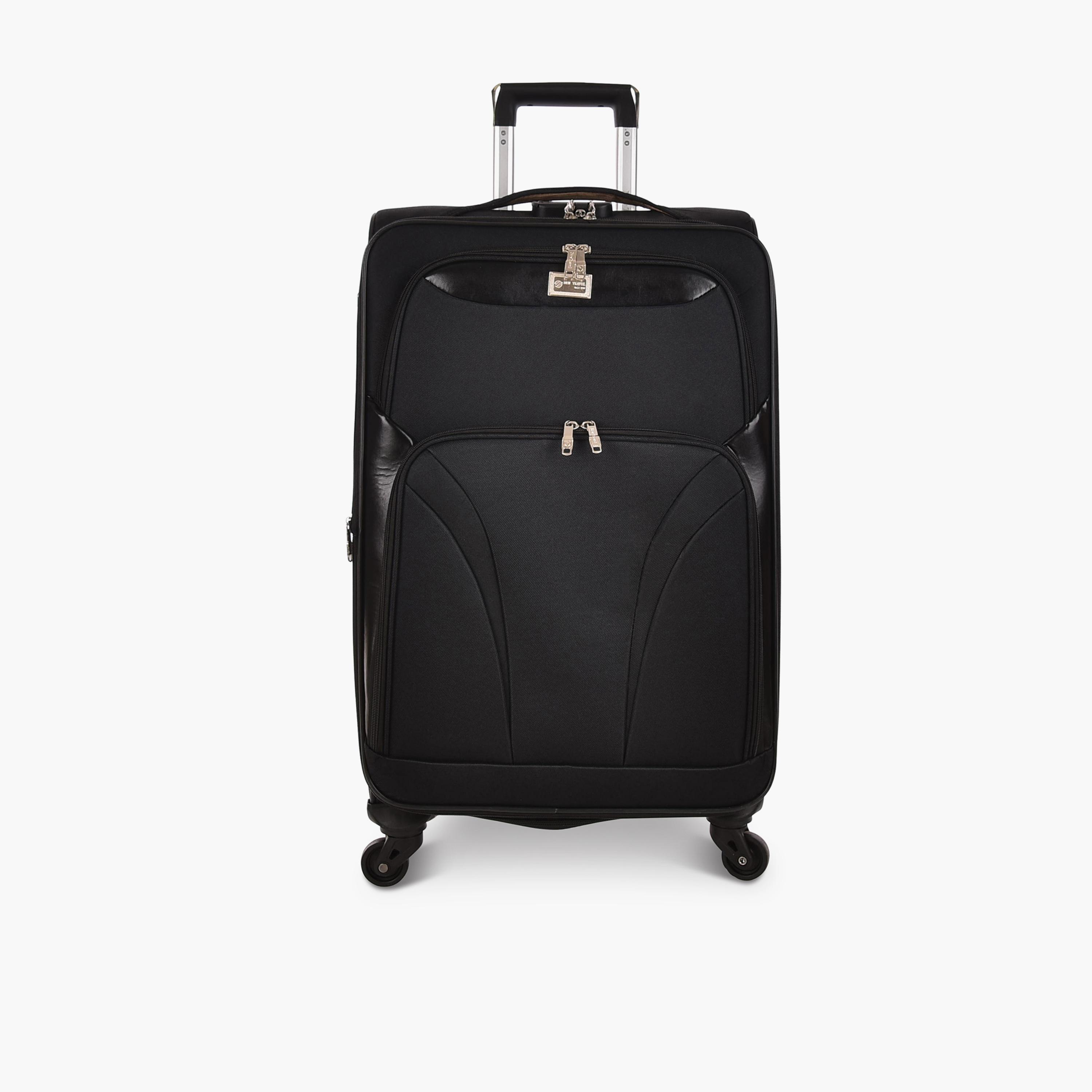 New Travel Set of 4 Polyester Soft-Sided 4-Wheeler Spinner Trolley Bag with Combination Lock-travel-luggagesandbags-luggage-image-8