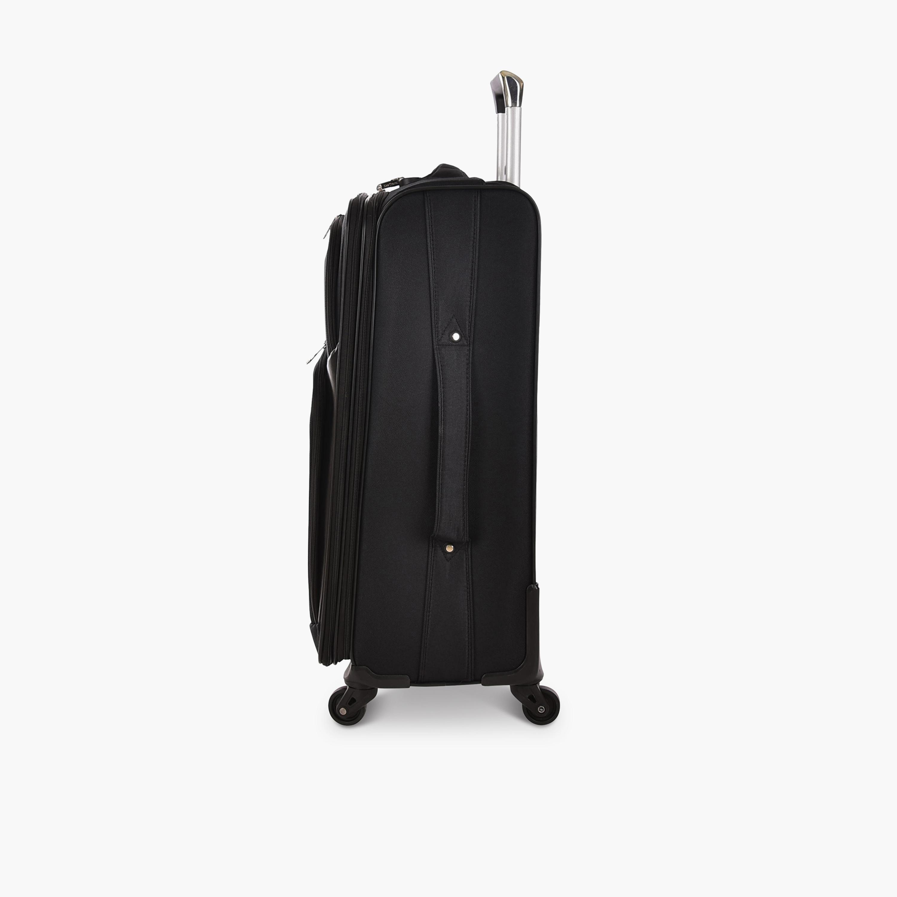 New Travel Set of 4 Polyester Soft-Sided 4-Wheeler Spinner Trolley Bag with Combination Lock-travel-luggagesandbags-luggage-image-9