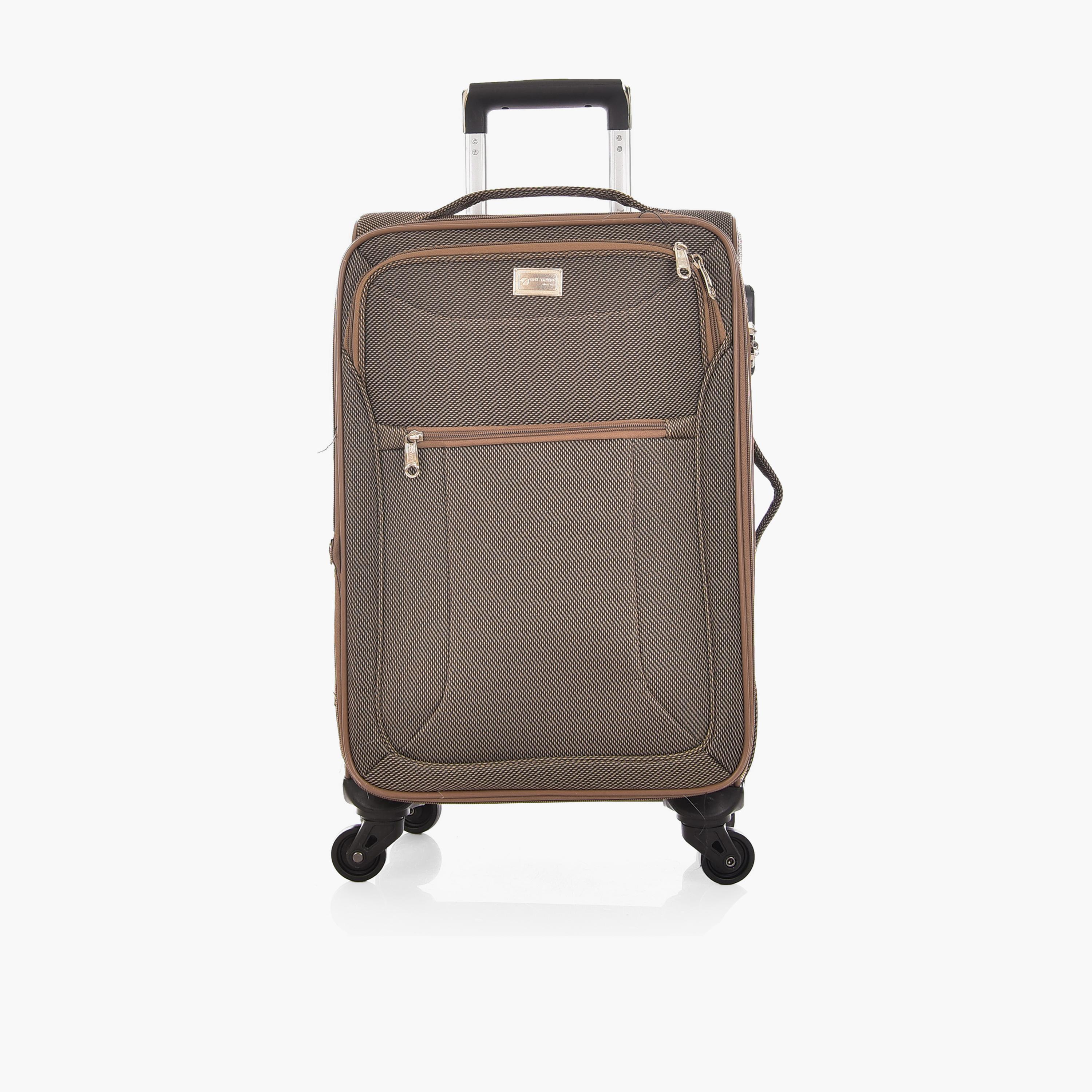 نيو ترافل - طقم  3 شنط سفر بأربع عجلات من النايلون الناعم مع قفل برقم سري-travel-luggagesandbags-luggage-image-10