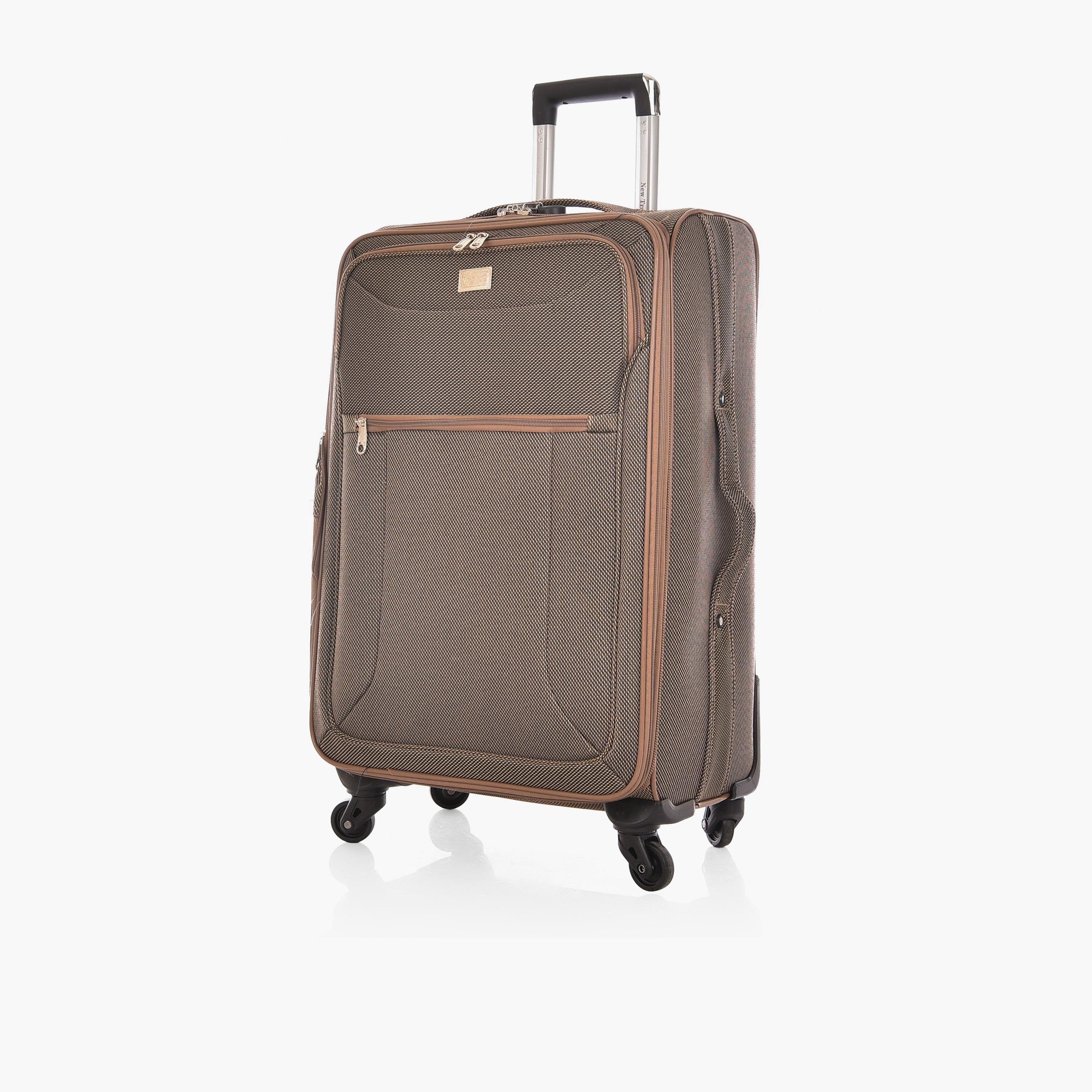 نيو ترافل - طقم  3 شنط سفر بأربع عجلات من النايلون الناعم مع قفل برقم سري-travel-luggagesandbags-luggage-image-5